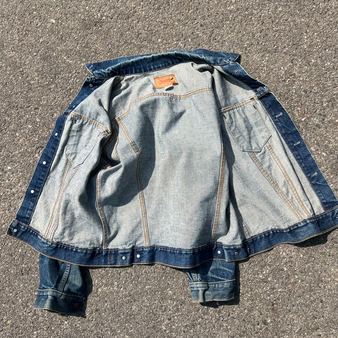 70‘s 리바이스 70505 데님 트러커 자켓 상품이미지2