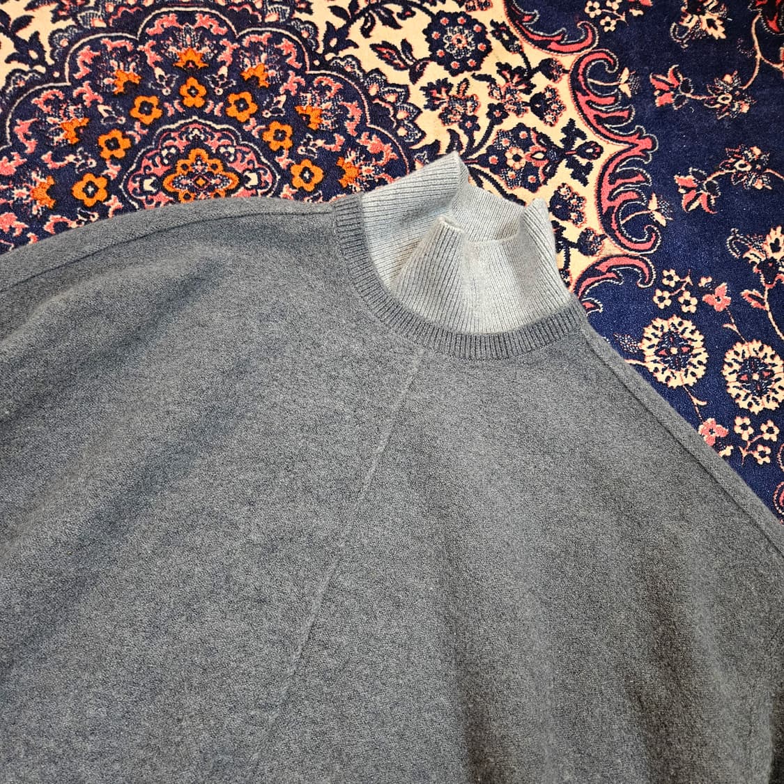 코스(COS) 컬러블럭 레이어드 울 스웨터 니트 L size 상품이미지6