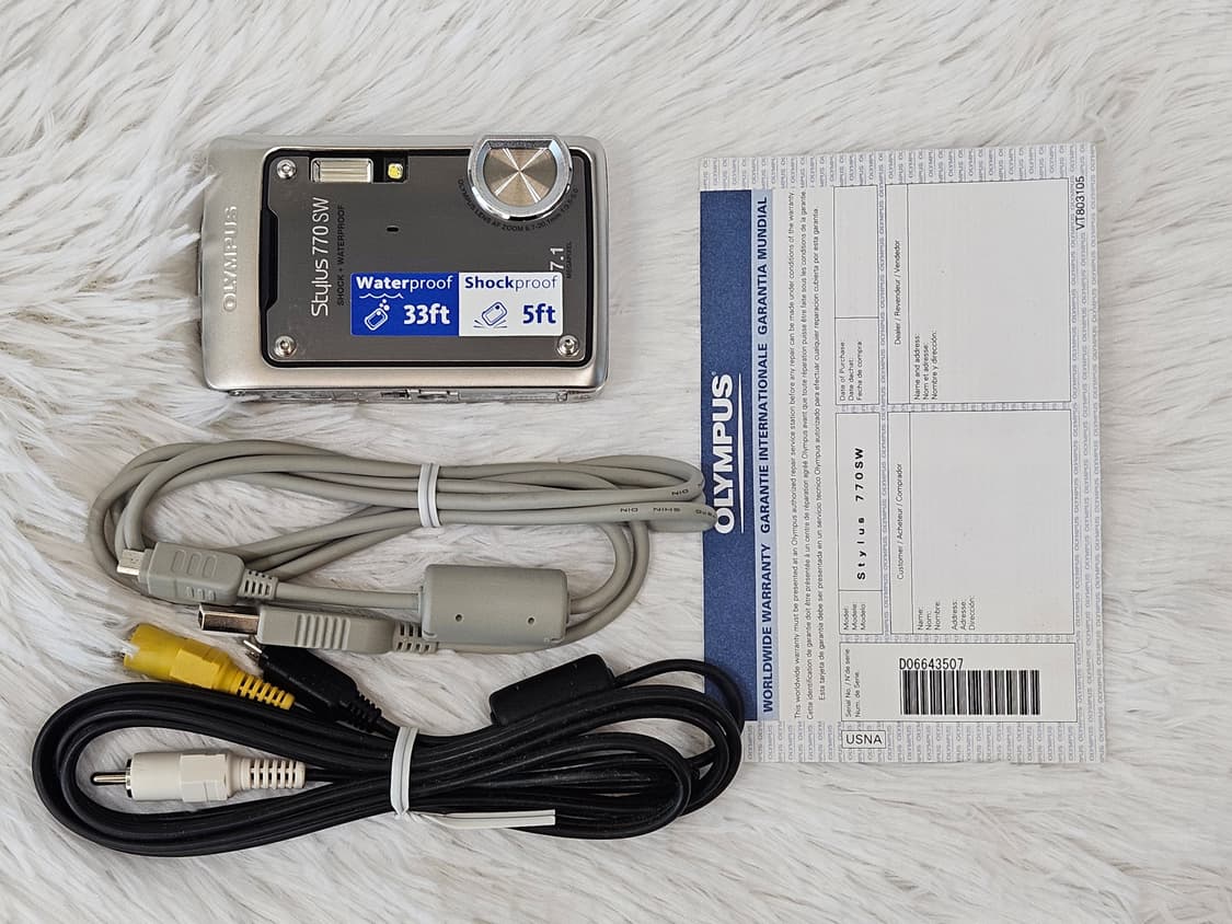 [새제품] 올림푸스 Stylus 770 SW 디카, 디지털카메라 판매 상품이미지9