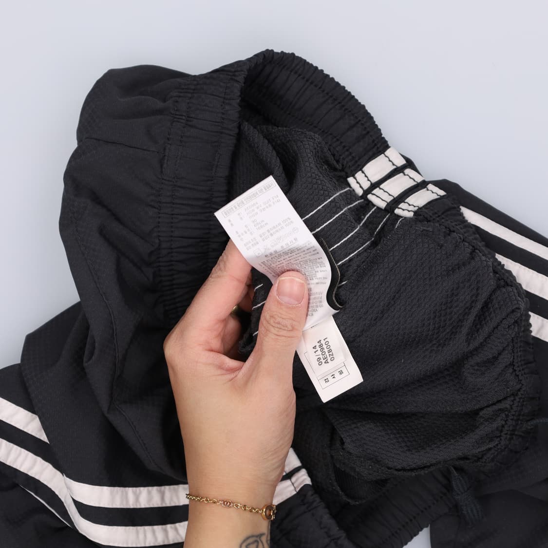 90 아디다스 나일론 트랙 팬츠 0324H1 상품이미지4