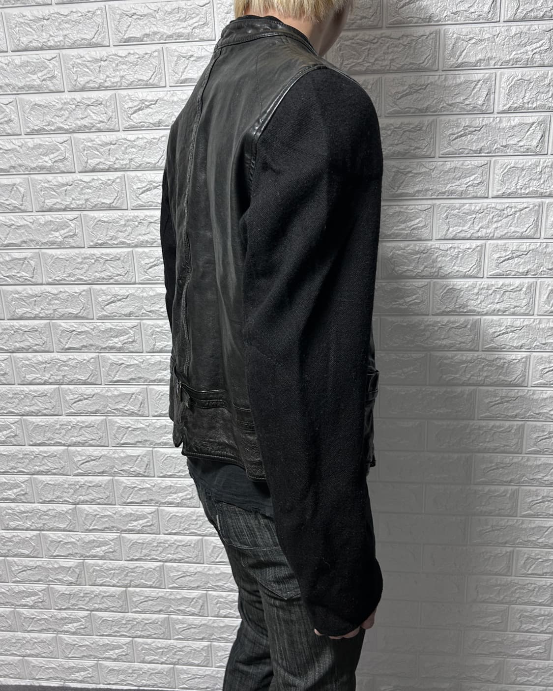 골든 구스 카프스킨 & 울 하이브리드 자켓 상품이미지3