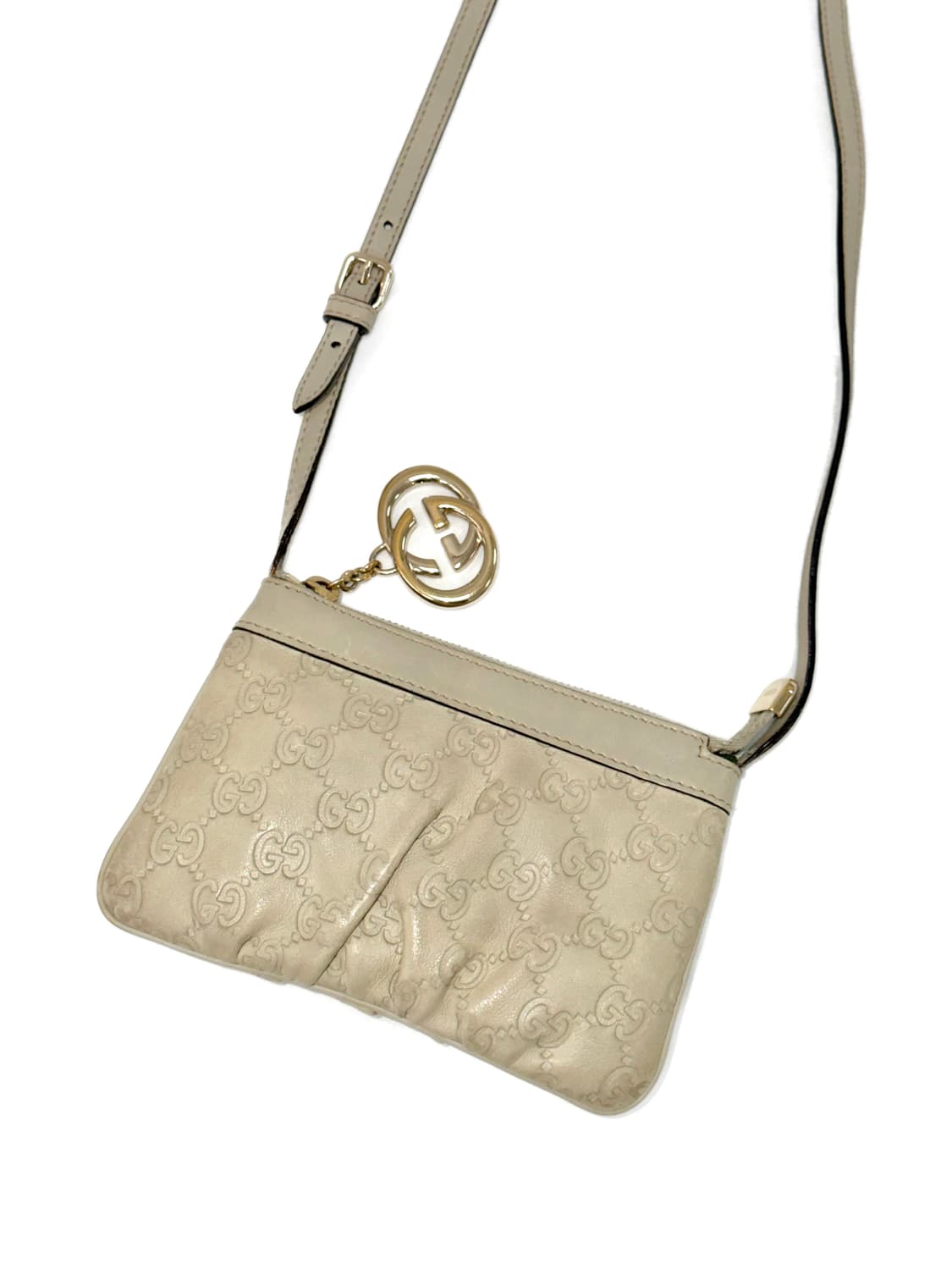 구찌 GG 인터로킹 시마 레더 미니 크로스백 상품이미지1