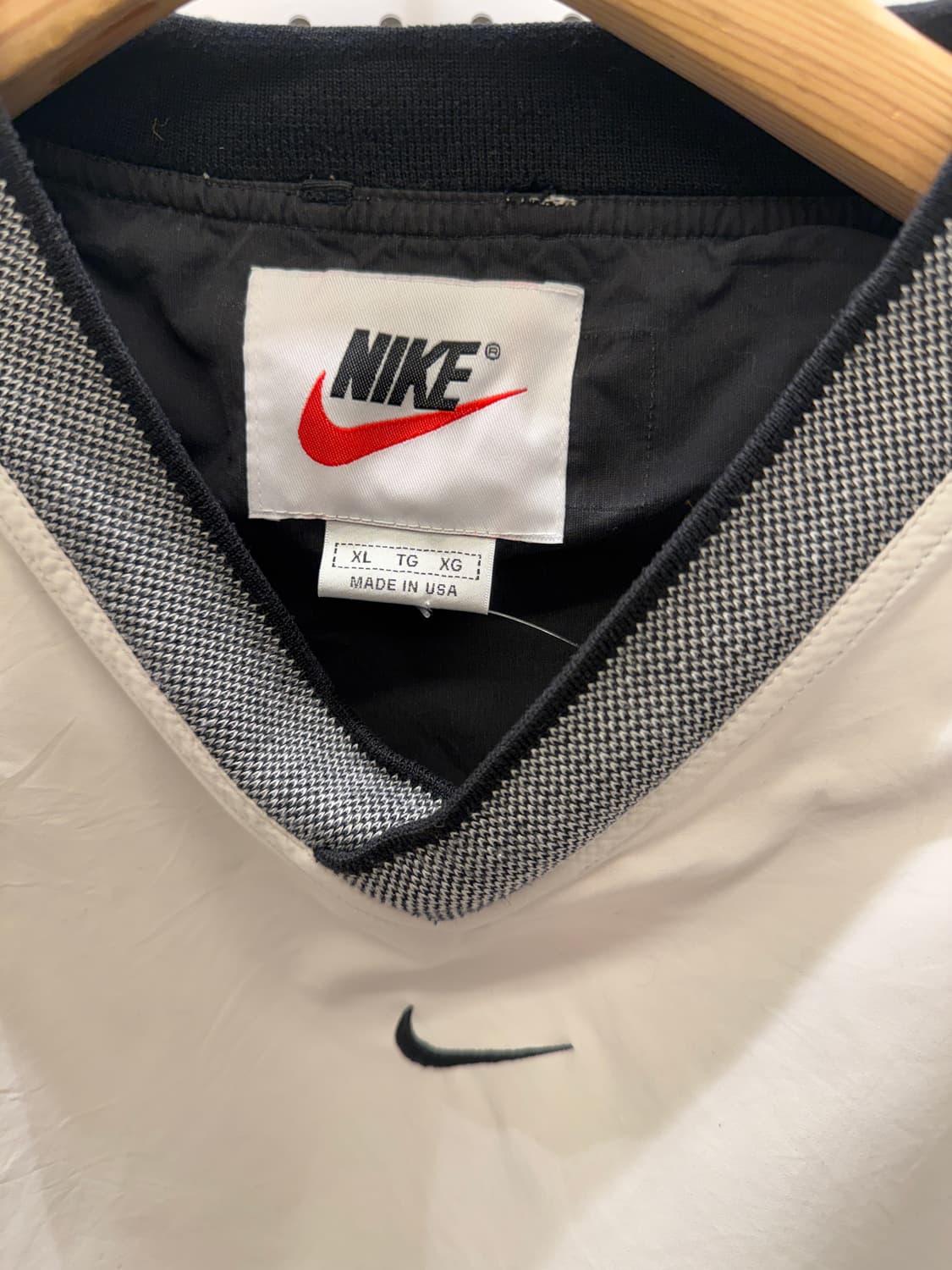 90s 나이키 센터 스우시 올드스쿨 우븐 웜업 U320 상품이미지4