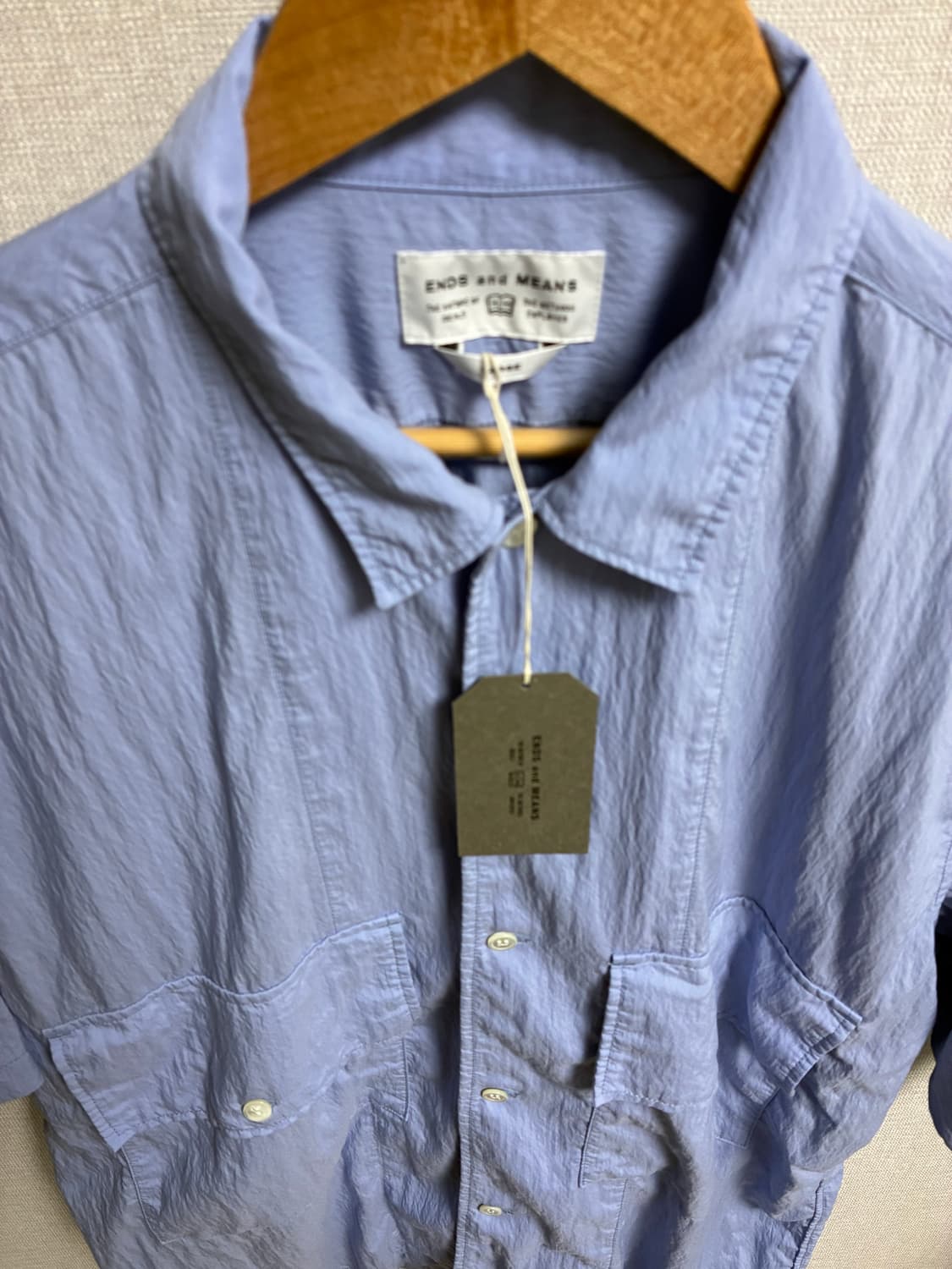 엔즈앤드민즈 25ss corfu shirts 셔츠 sax 컬러 L사이즈 상품이미지3