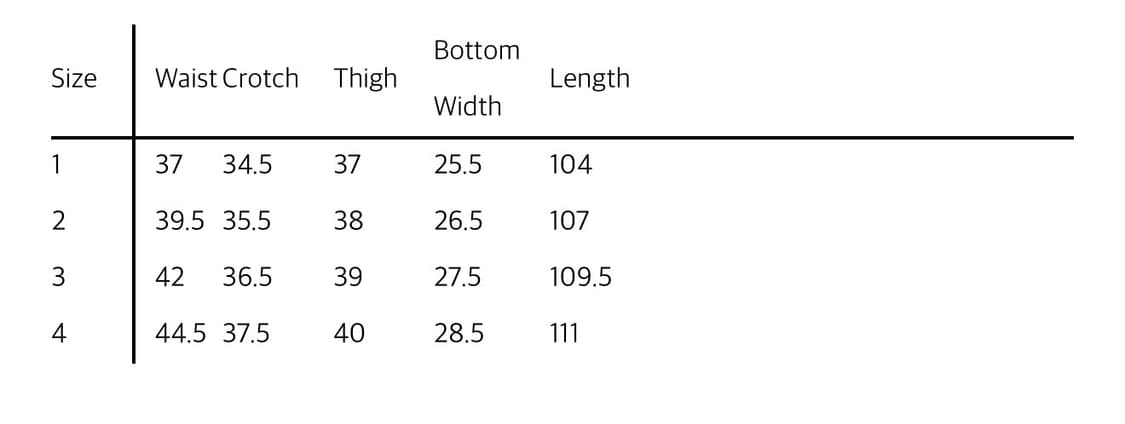 산산기어 Back pocket pants 1사이즈 상품이미지2