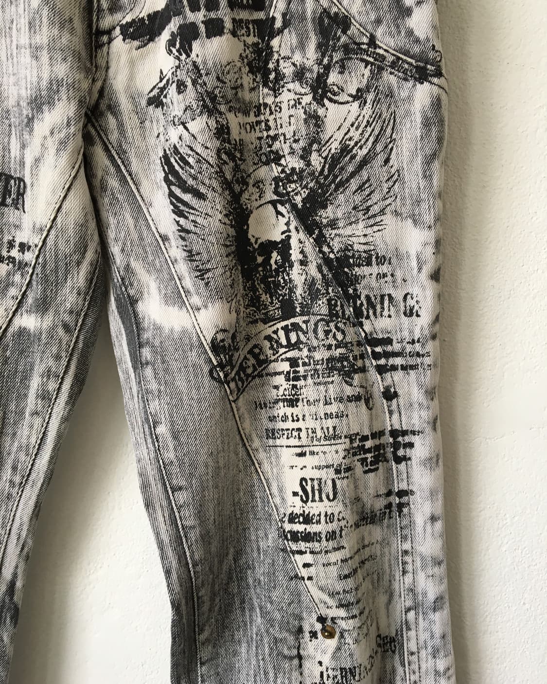 Lettering printing pants 상품이미지4