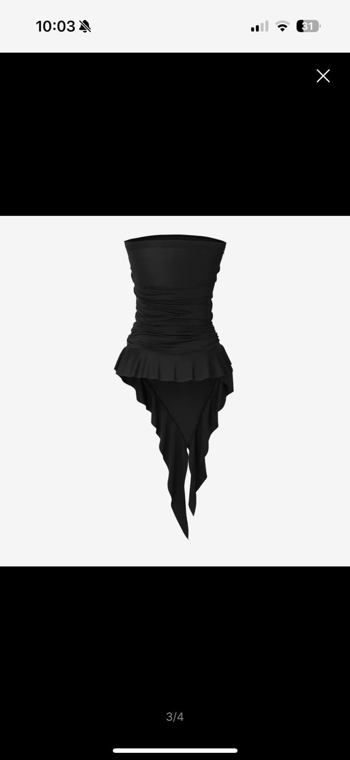 카키포인트 러플 레이어드 탑 Ruffled Layered Top 상품이미지3