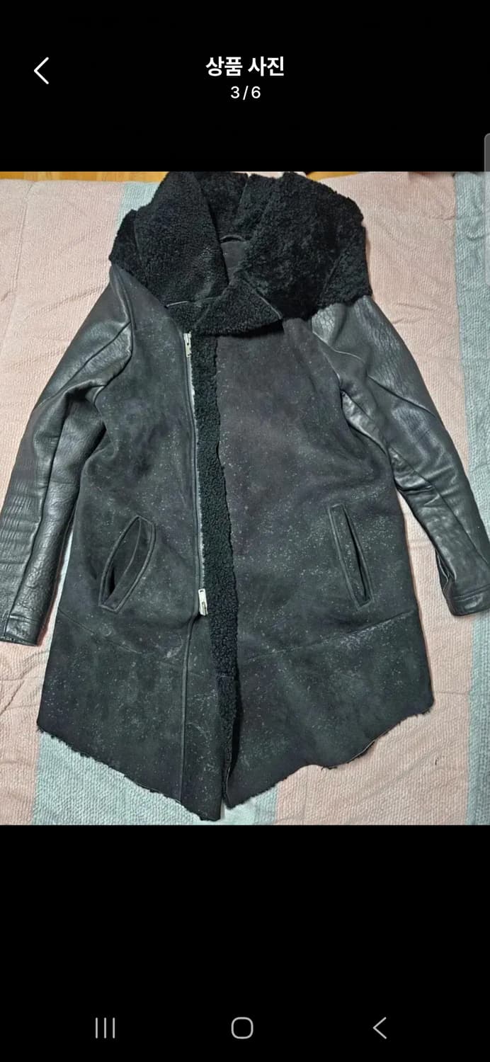 10sei0otto 레더슬리브 시어링 숏파카 상품이미지3