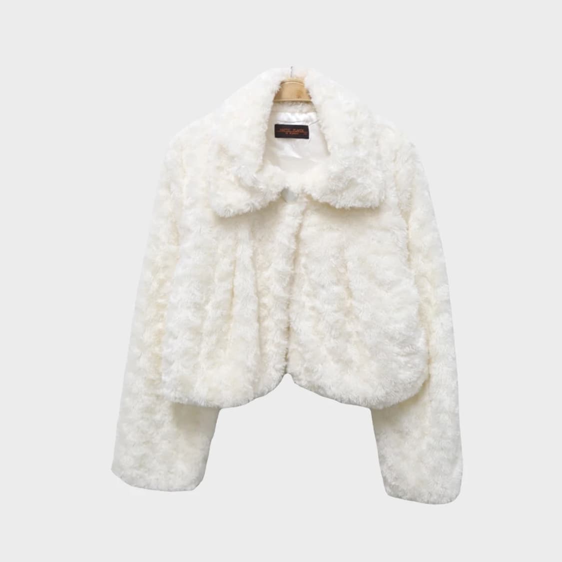 HAPTIC FLAVOR 아이보리 퍼 자켓 60249 상품이미지1