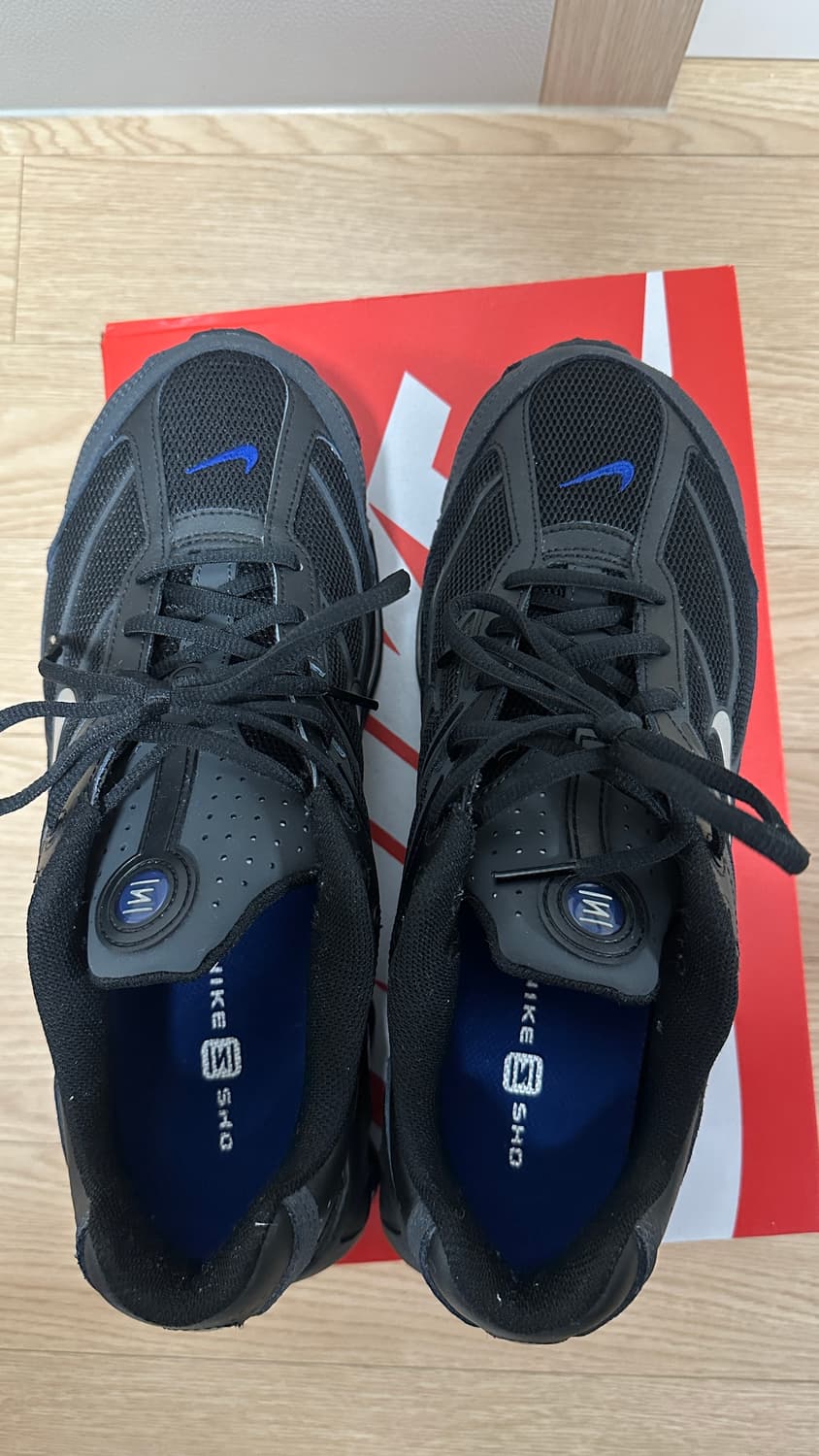 [280] 나이키 샥스 라이드2 블랙 딥 로얄 블루 상품이미지7