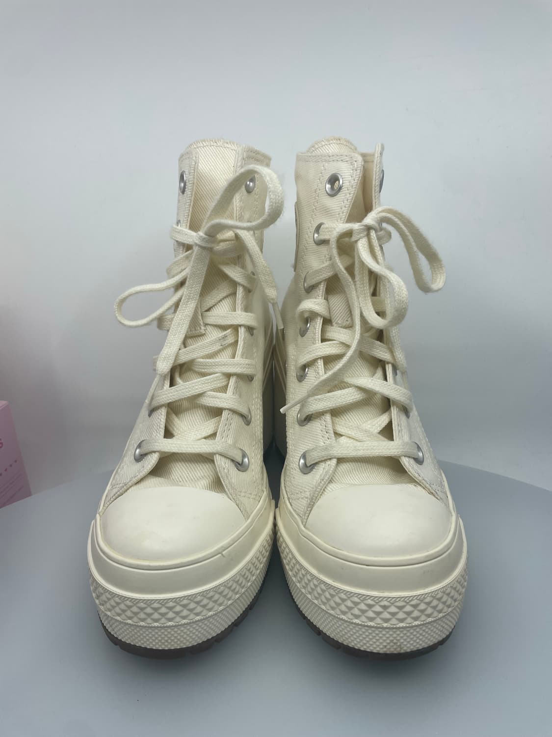 컨버스 converse 디 럭스 힐 에그렛(화이트) 220 스니커즈 상품이미지2