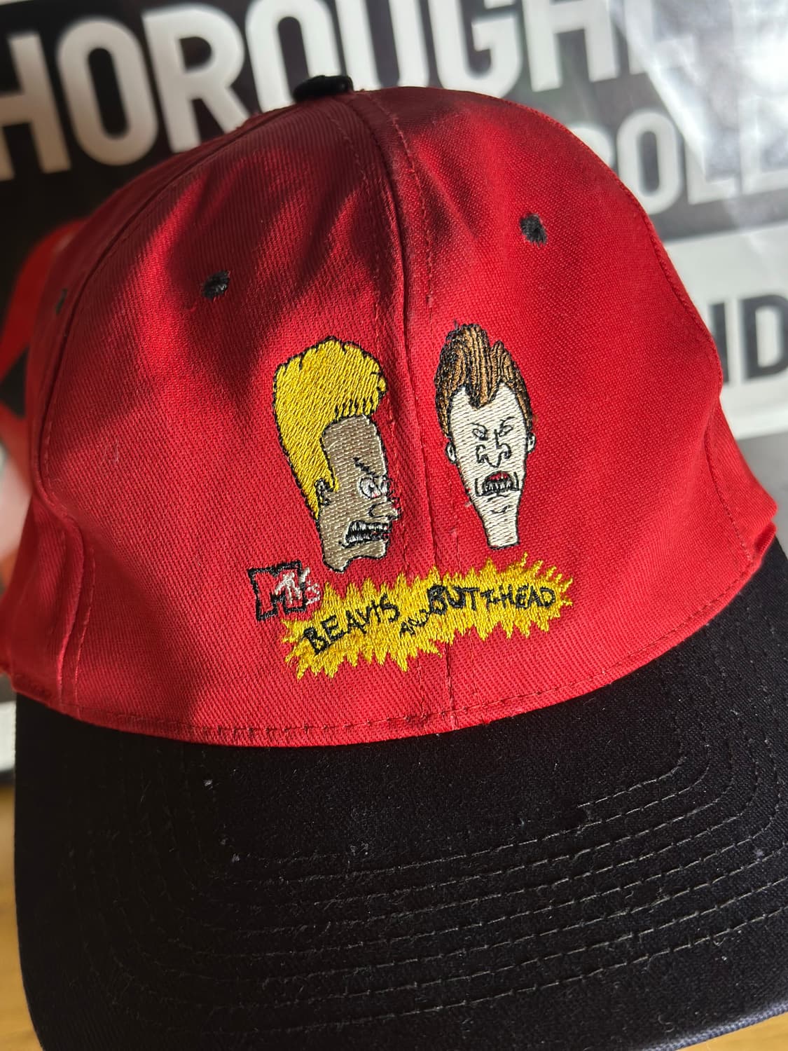 90s Beavis and Butthead 빈티지 비비스앤벗헤드 모자 상품이미지2