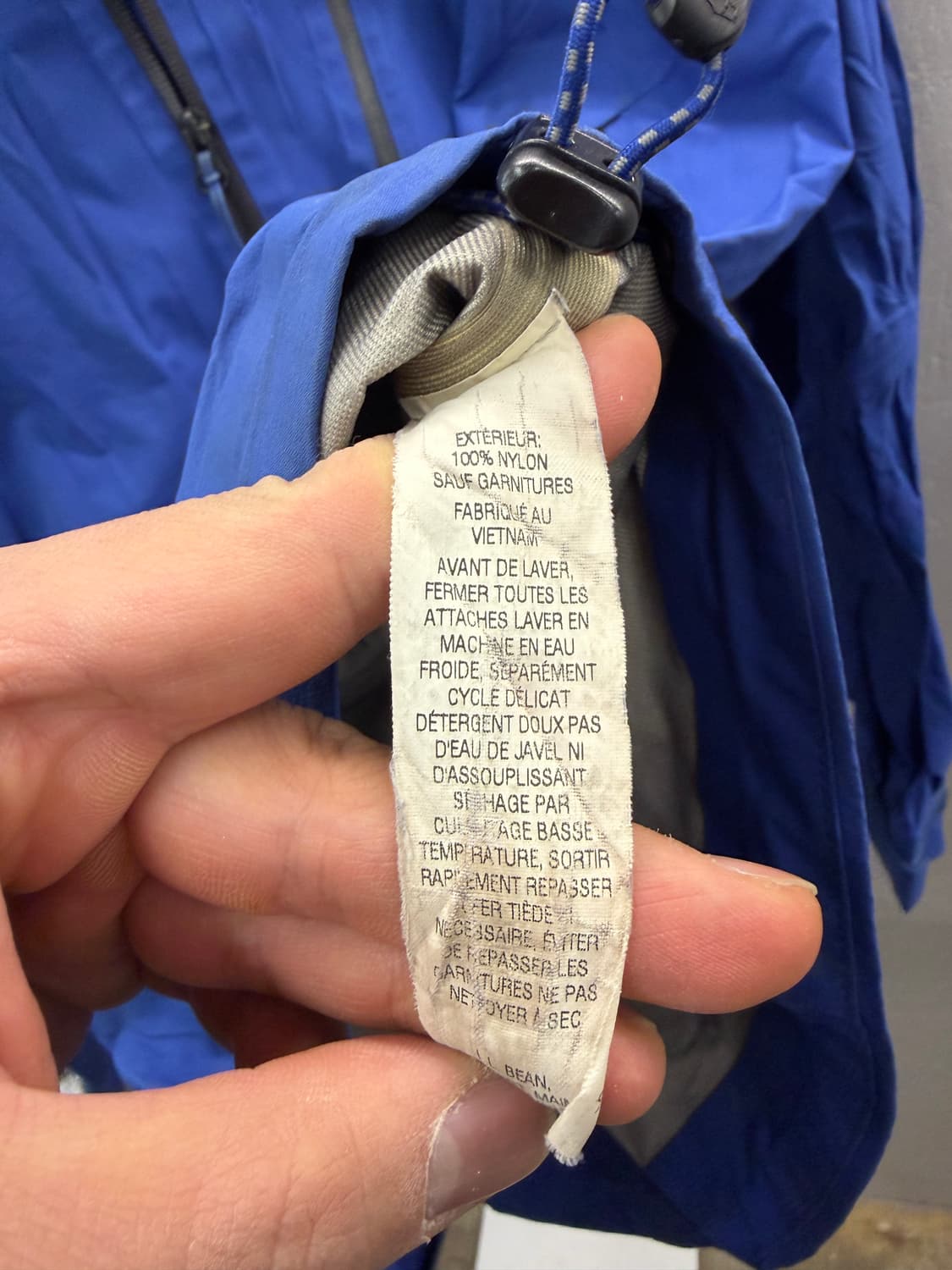 LLBean 엘엘빈 블루 바람막이 후드 자켓 M 상품이미지5