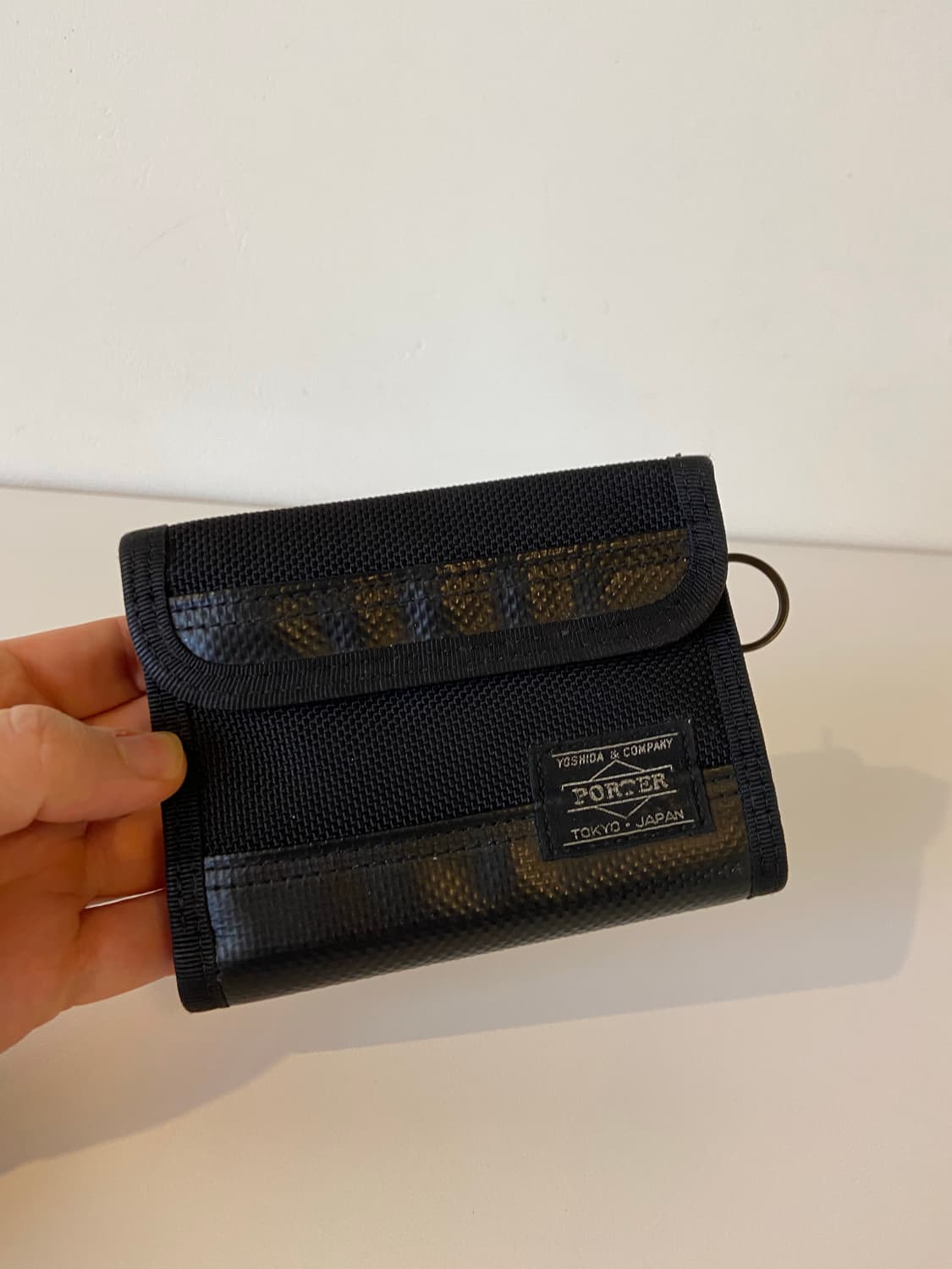 요시다포터 히트 블랙 지갑 카드지갑 반지갑 상품이미지1