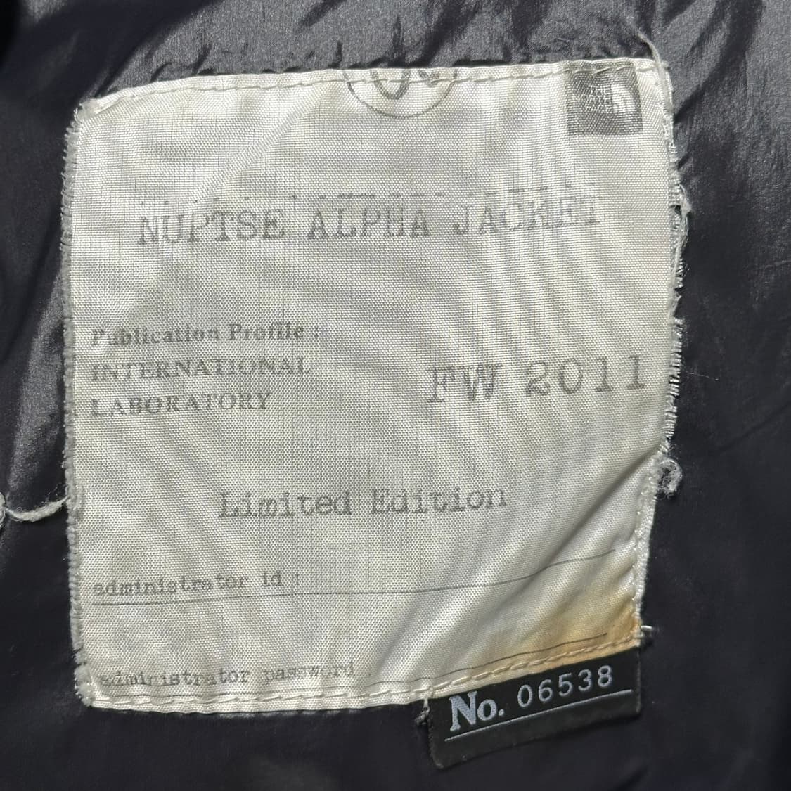 95 노스페이스 눕시 700 LTD 브라운 스웨이드 구스다운 패딩 상품이미지5