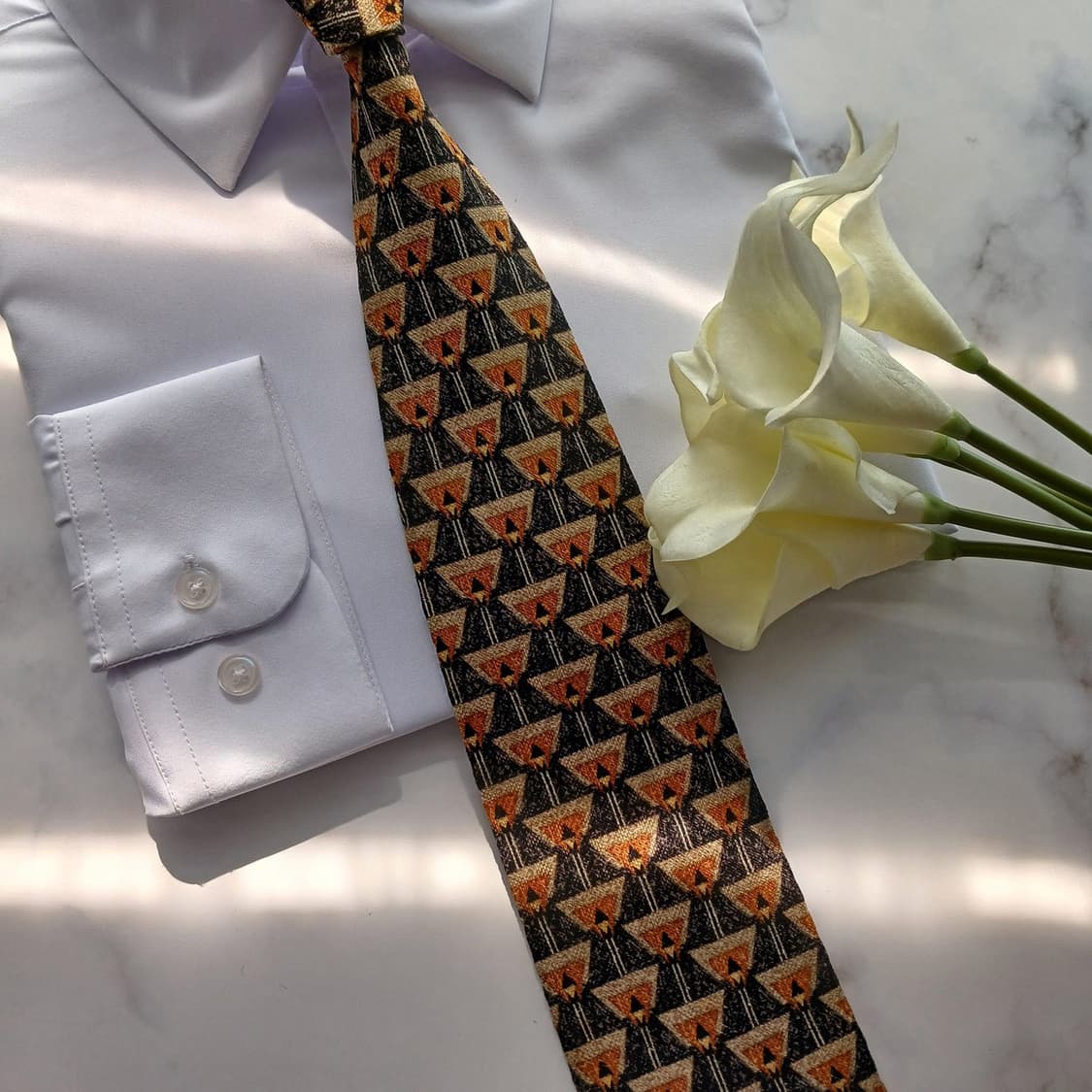 에르메네질도 제냐 실크 브라운 넥타이 9.3cm B등급 A18674
 상품이미지4