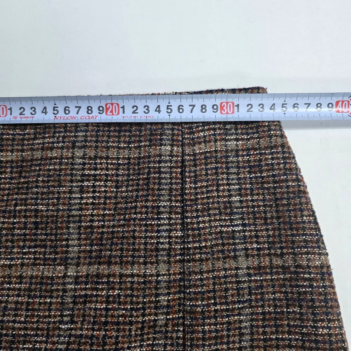 1067 에고이스트 트위드 체크 미니스커트 44(S) 상품이미지3