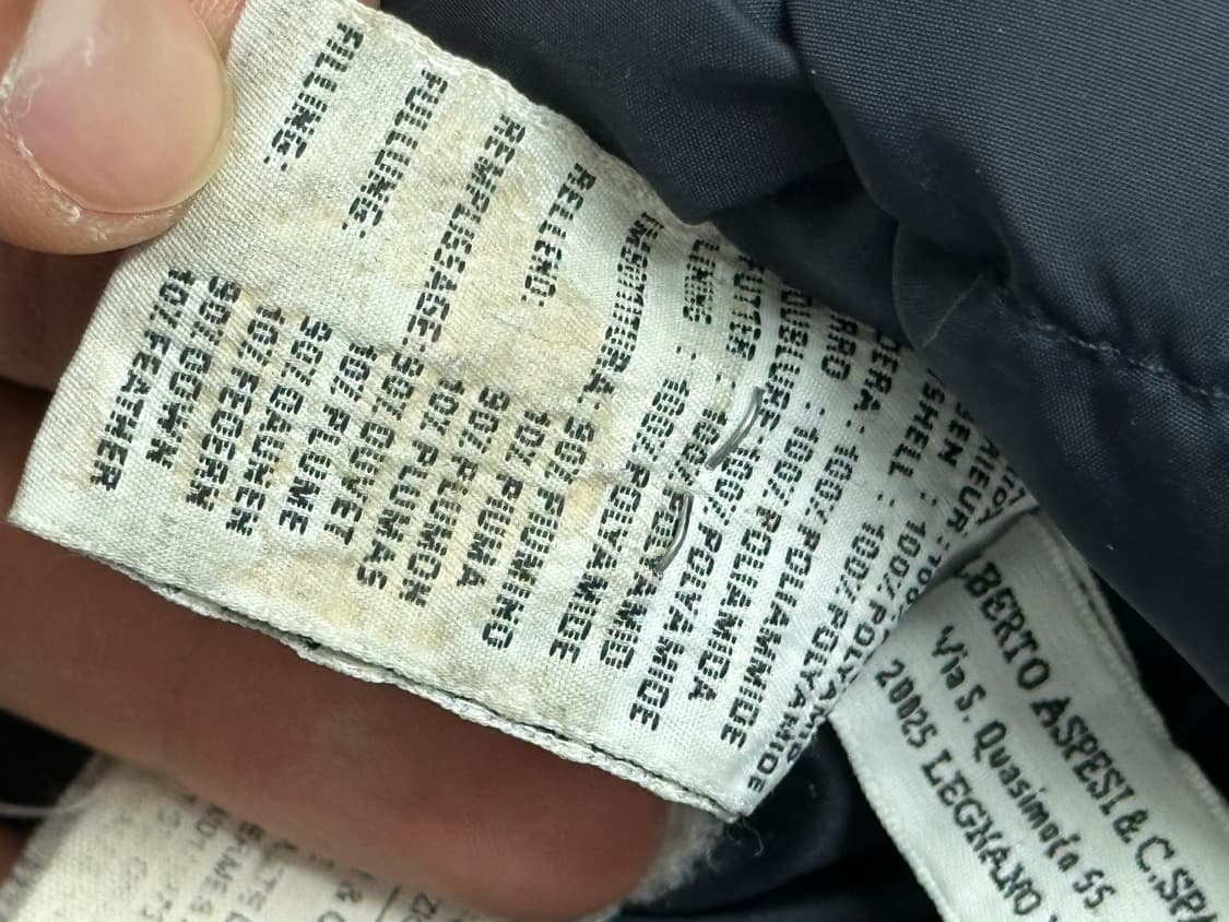 아스페시 네이비 맥코트 패딩 상품이미지8