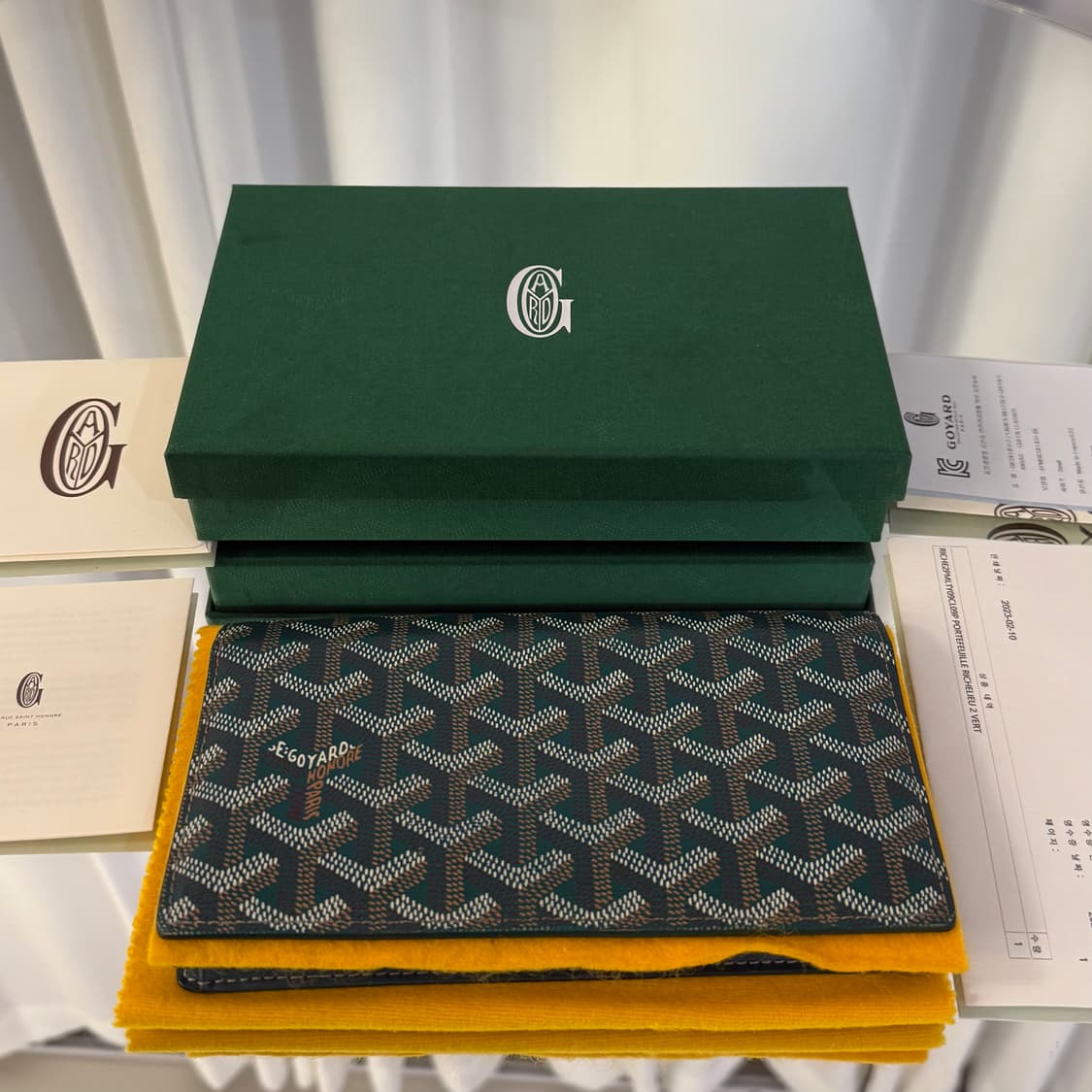 고야드 리슐리우 장지갑 그린  상품이미지9