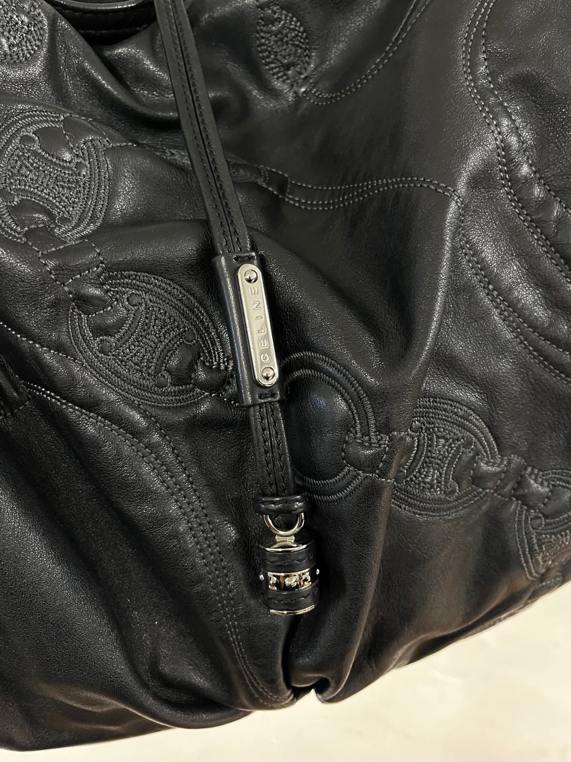 셀린느 블라종 레더 호보백 상품이미지3