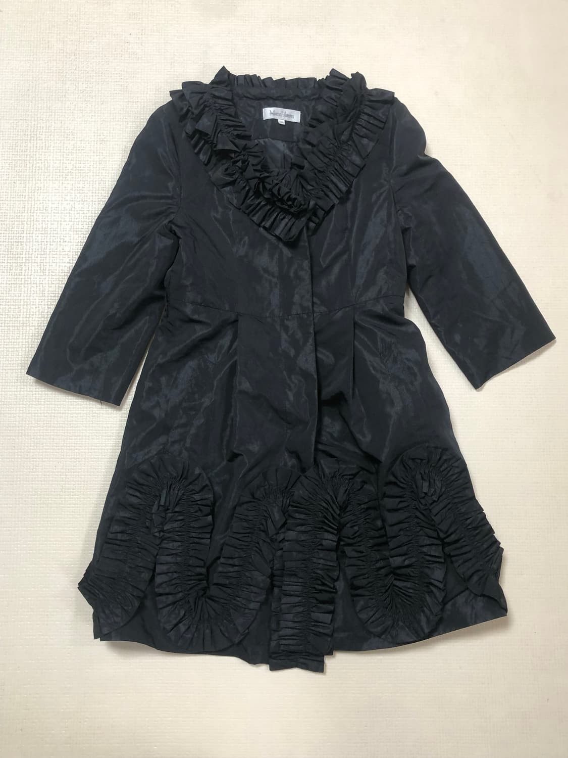 빈티지 블랙 프릴 미니 원피스 상품이미지9