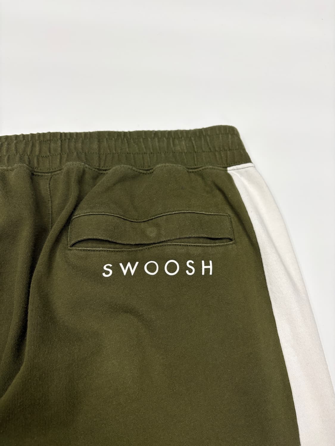 나이키 카키 배색 스웻팬트 트레이닝 바지 상품이미지5