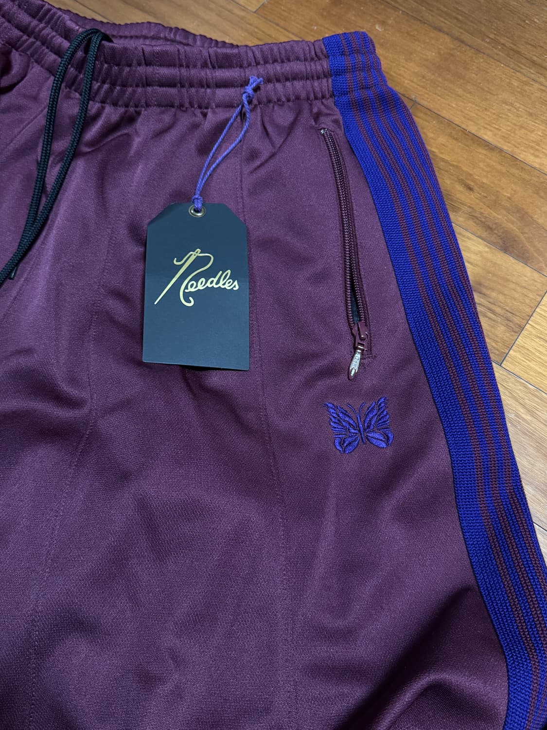 니들스 HD 트랙 팬츠 폴리 스무스 와인 XS 상품이미지2