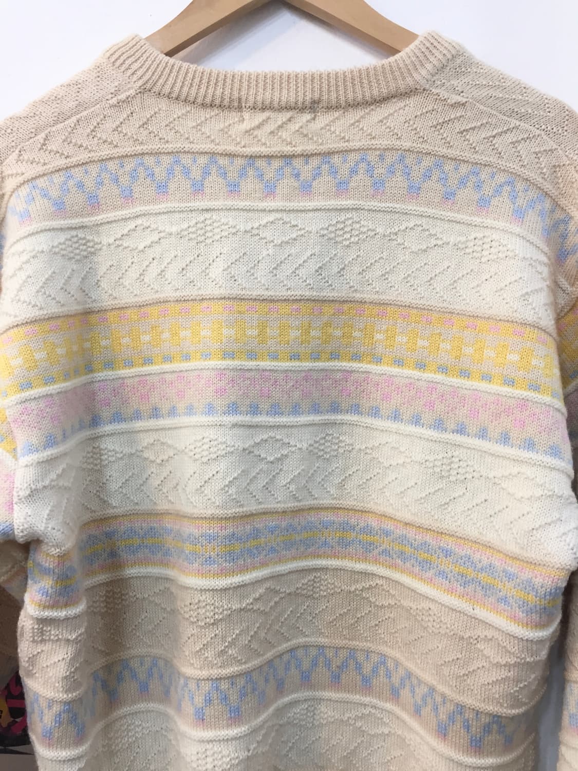 빈티지 파스텔 노르딕 니트 상품이미지6