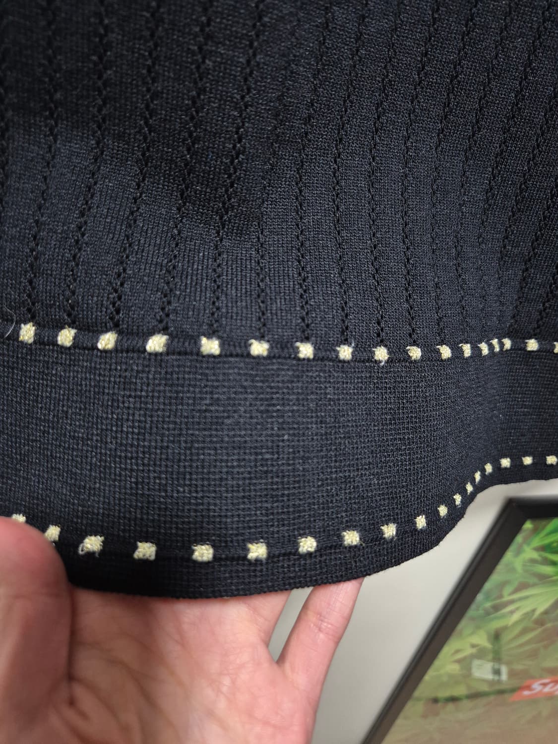 (세일)(새상품)vtg니트 스커트 투피스 세트 블랙 상품이미지10