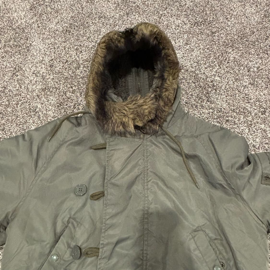 80s 알파 인더스트리 N-2B 헤비 플라잉 자켓 상품이미지3