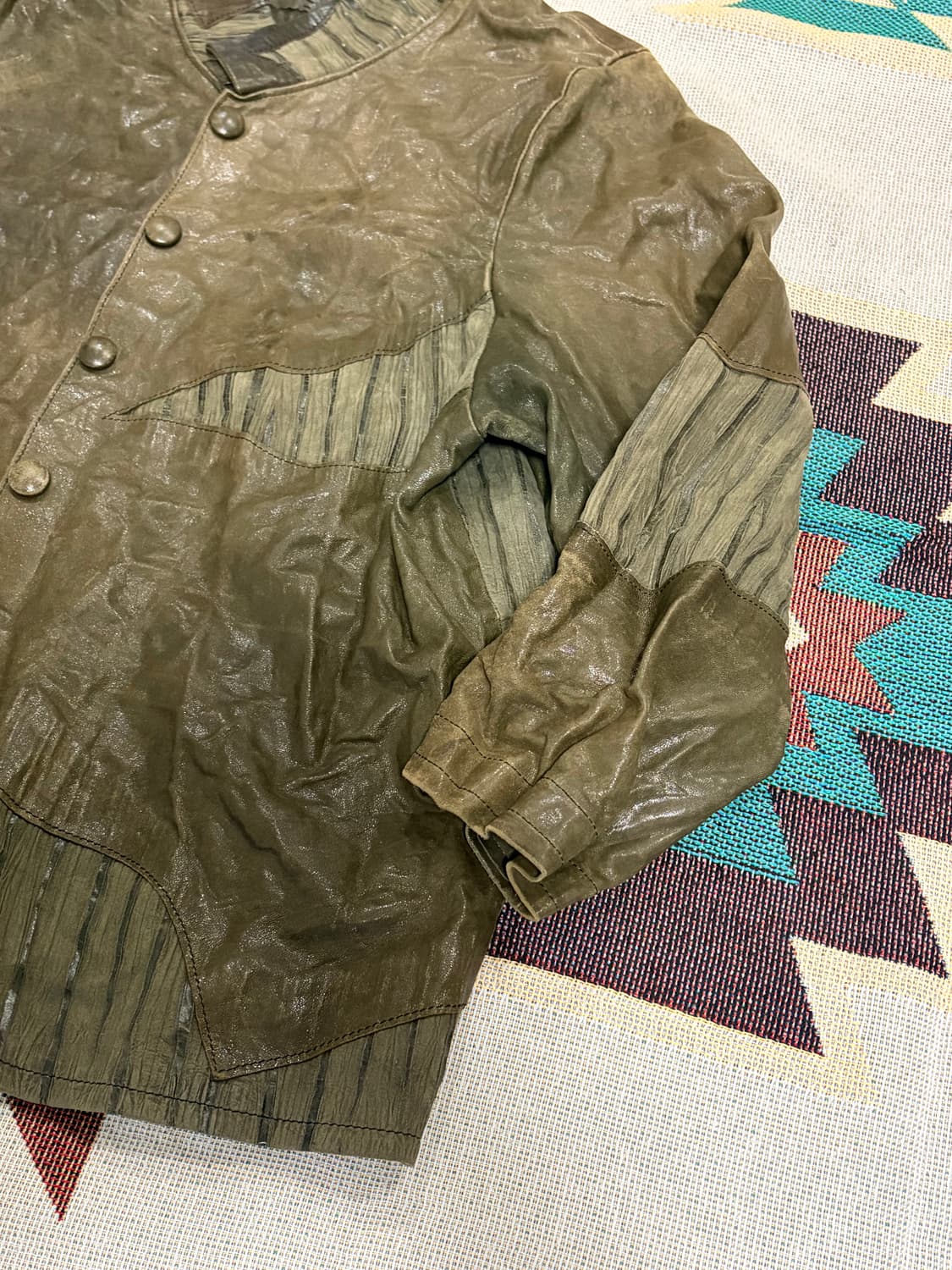 Grunge western leather jacket / 그런지 웨스턴 상품이미지2