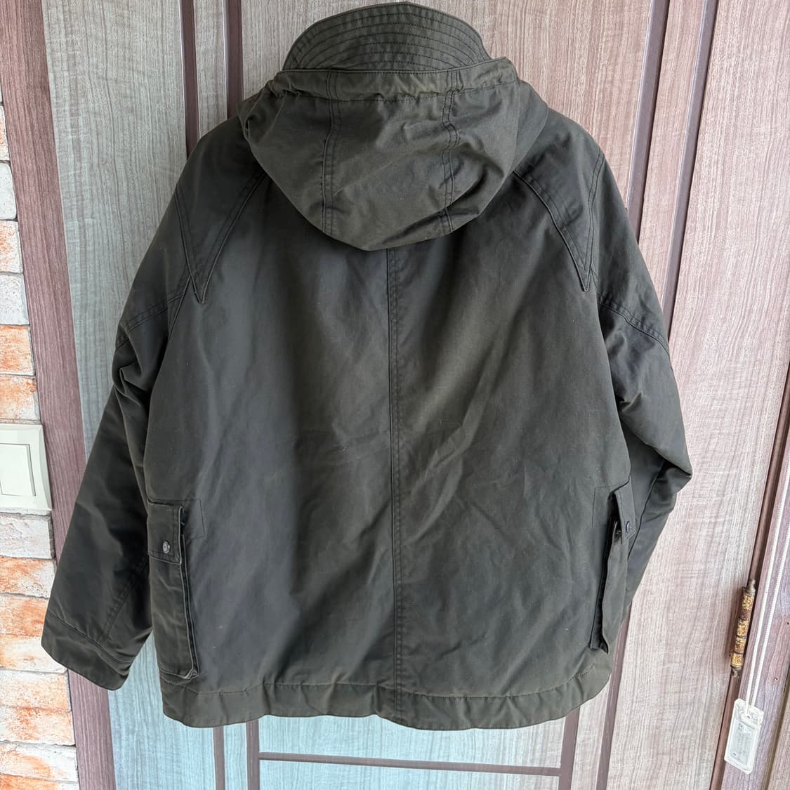 (M)이스트로그 m70 자켓 퀄팅 점퍼 왁스드 올리브 카키 상품이미지5