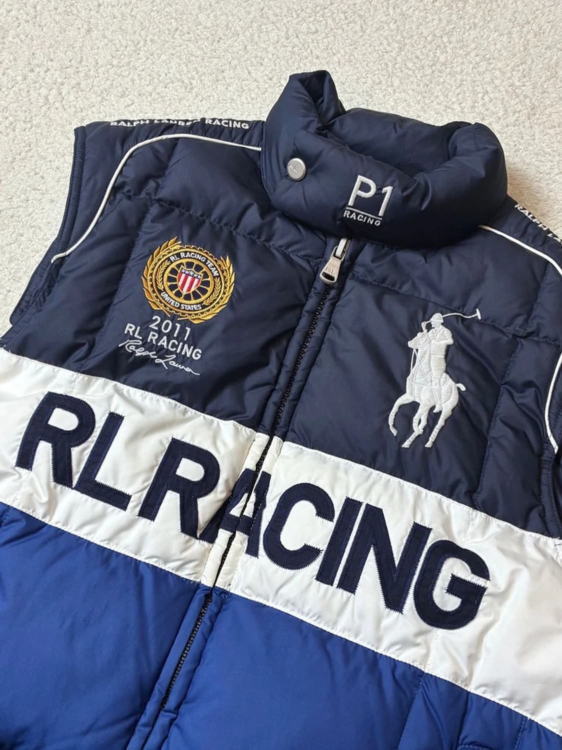 폴로 랄프로렌 10's 레이싱 덕다운 패딩 조끼 PN6846 상품이미지3