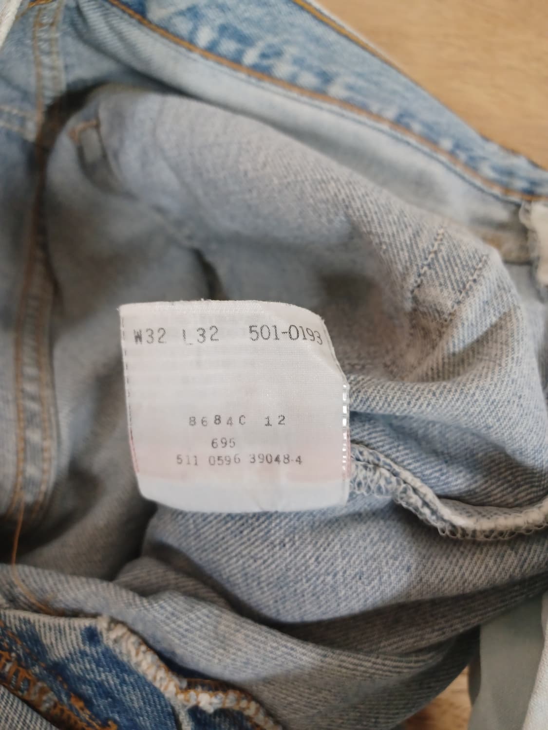 리바이스501연청usa일자핏 상품이미지4