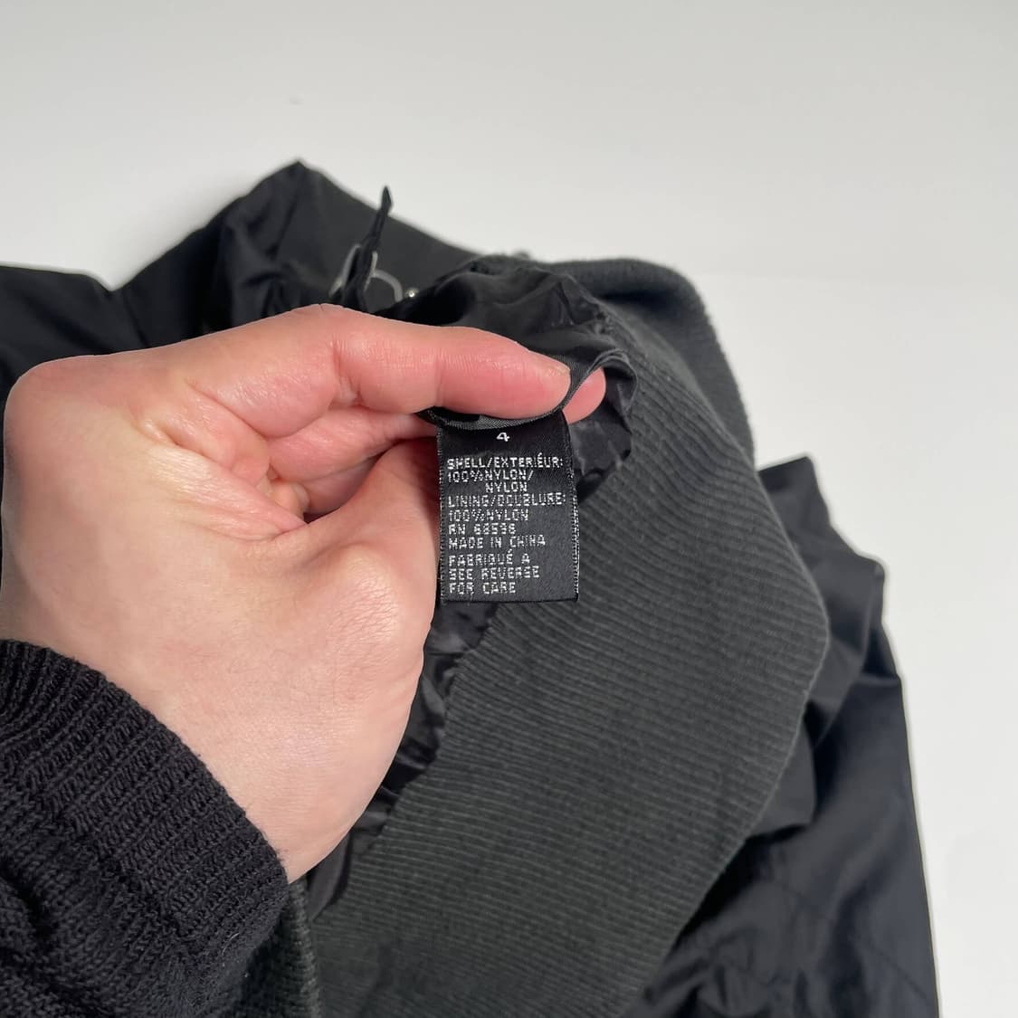 DKNY 링 디테일 스티치 나일론 봄버 상품이미지8