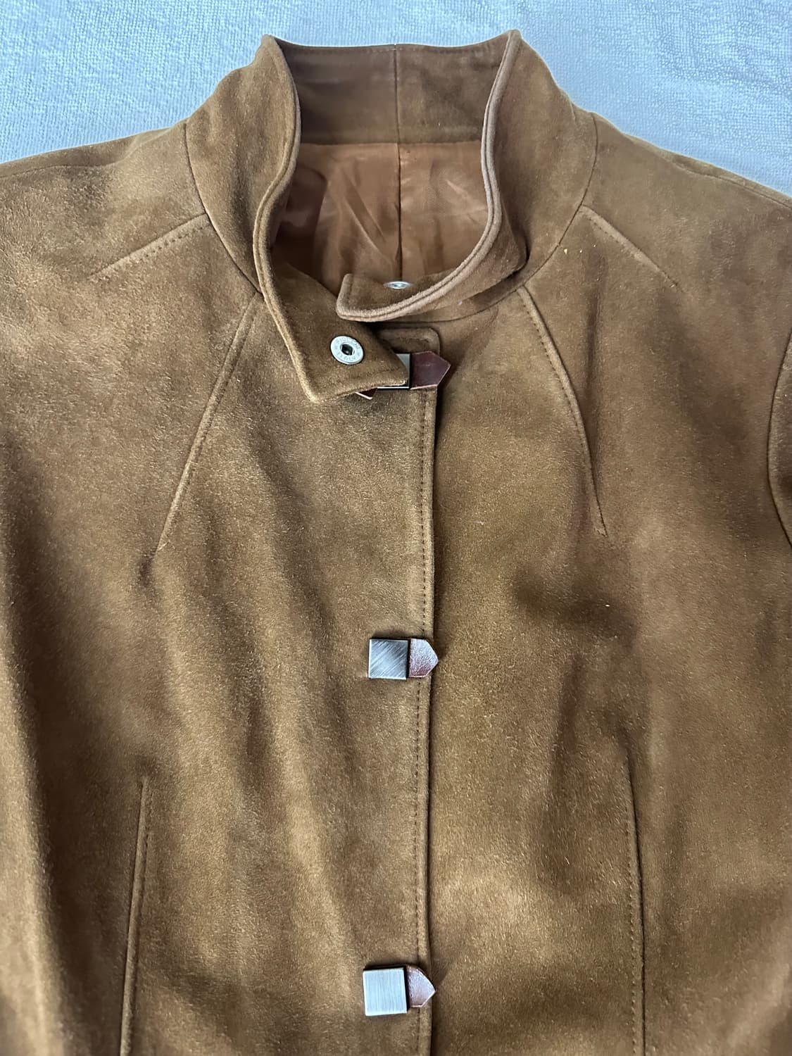 스웨이드 가죽 자켓 made in Italia 상품이미지2