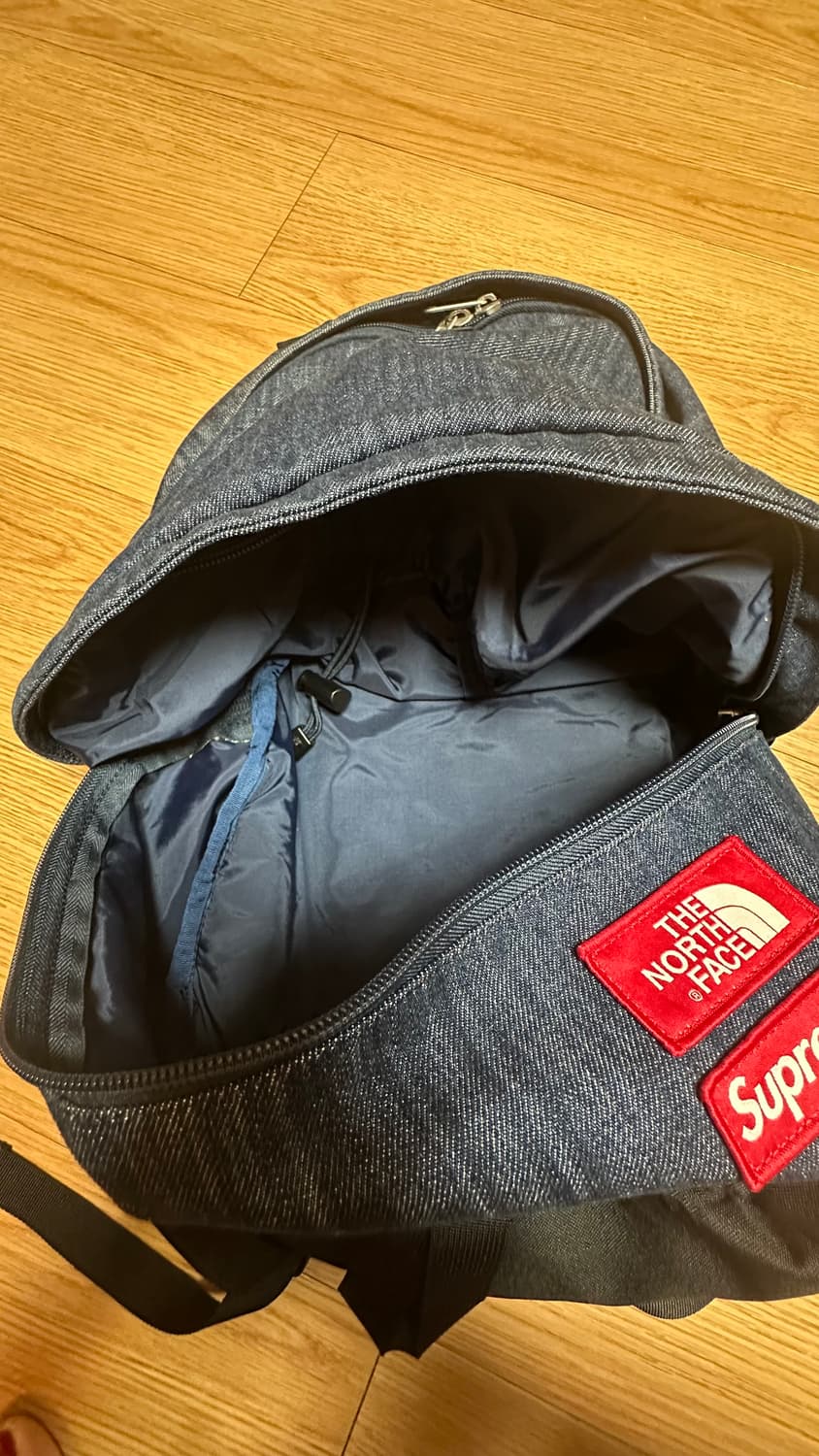 슈프림 더 노스 페이스 콜라보 백팩 데님 노스페이스 슈노 가방 상품이미지8