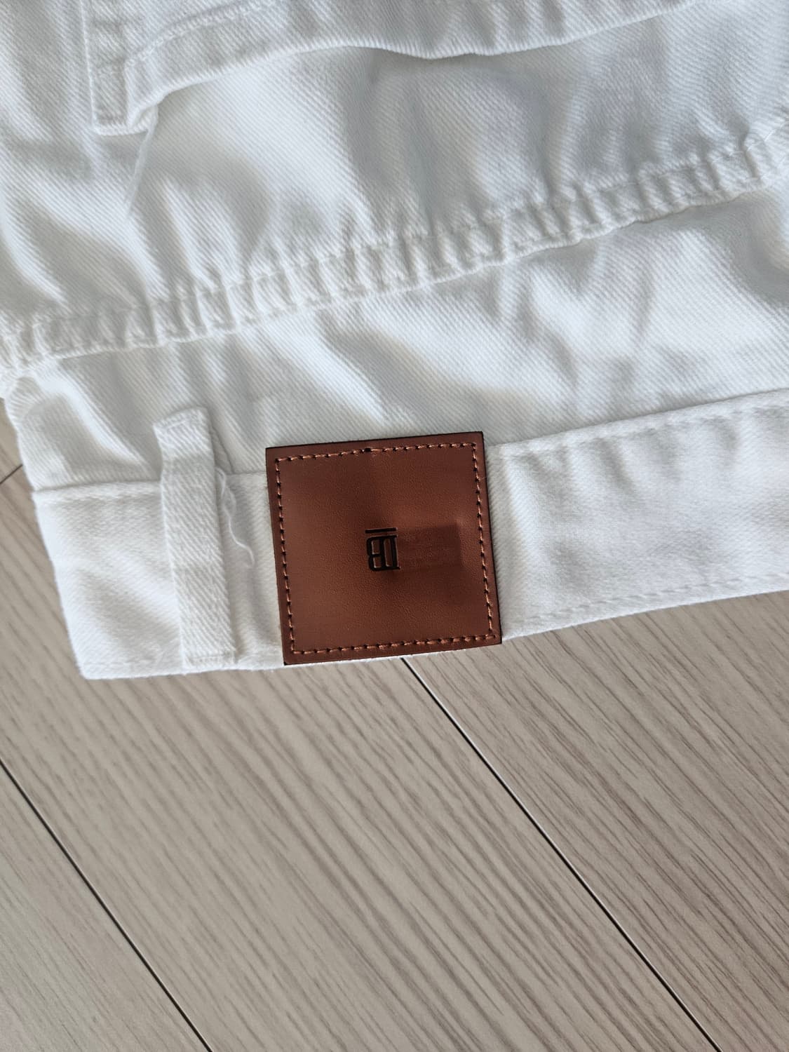 디미트리블랙 화이트면바지 상품이미지7