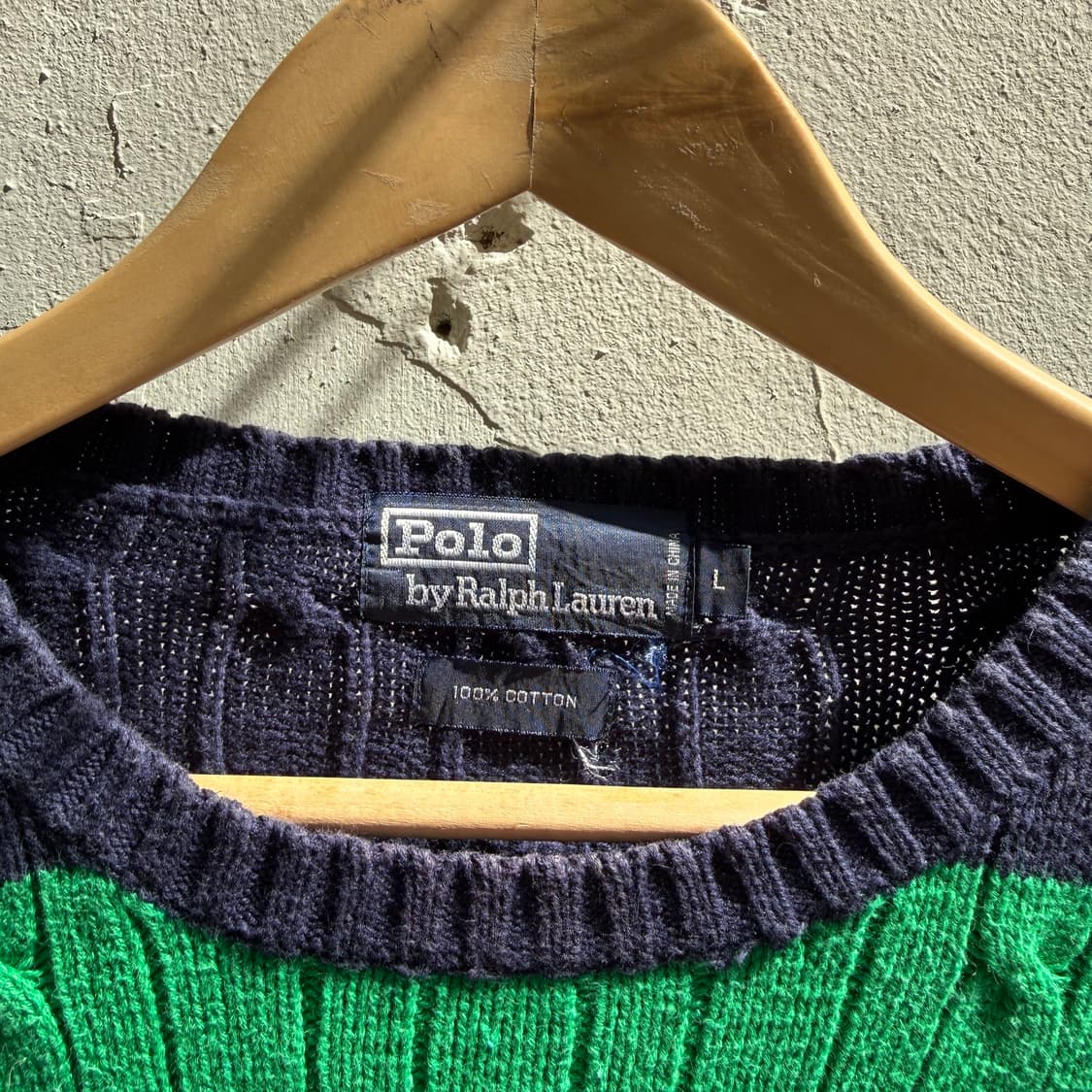 폴로 꽈배기 니트 상품이미지5