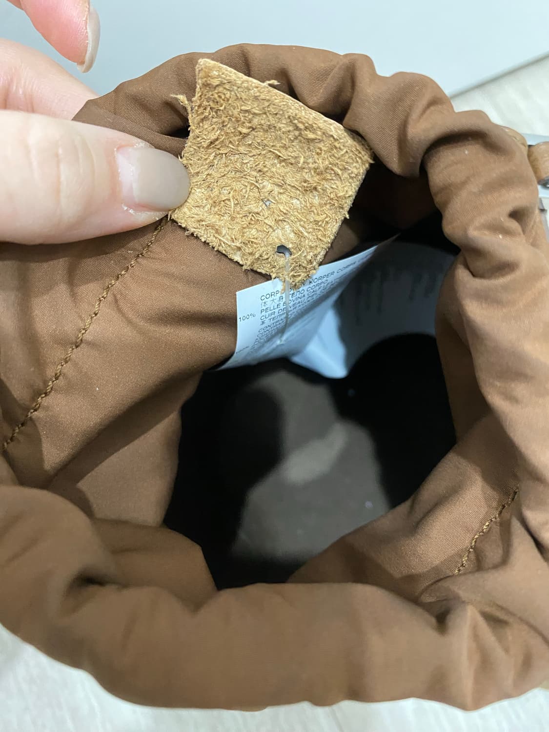 메종 마르지엘라 5AC 버킷백 브라운(정품) 상품이미지6