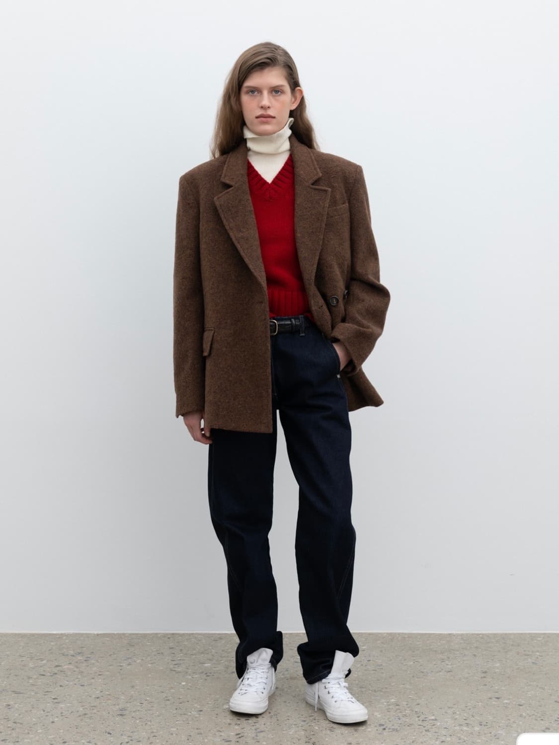 Rrace 울더블 자켓(브라운) 상품이미지4