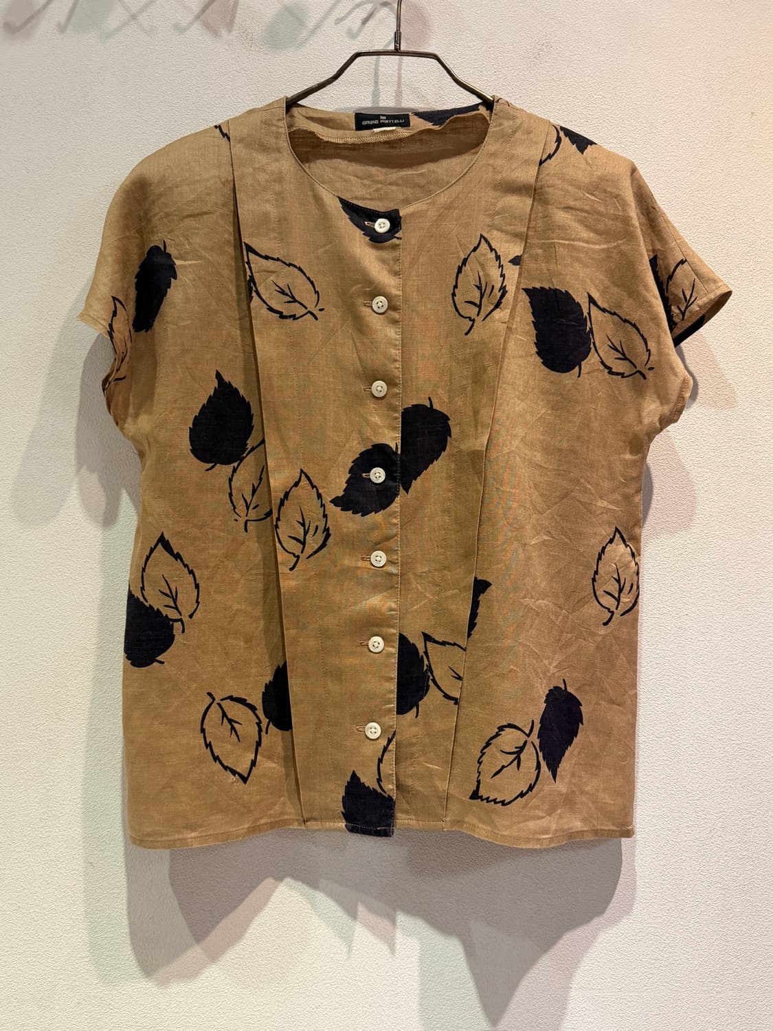 Bruno Piattelli Leaf Print Blouse 상품이미지1