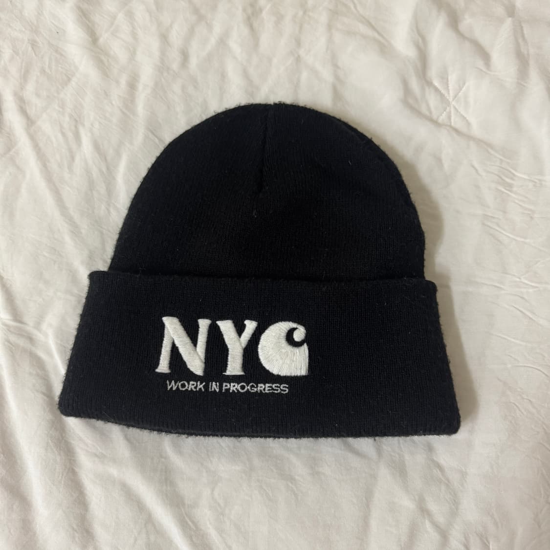 칼하트WIP x NYC 비니 블랙 상품이미지1