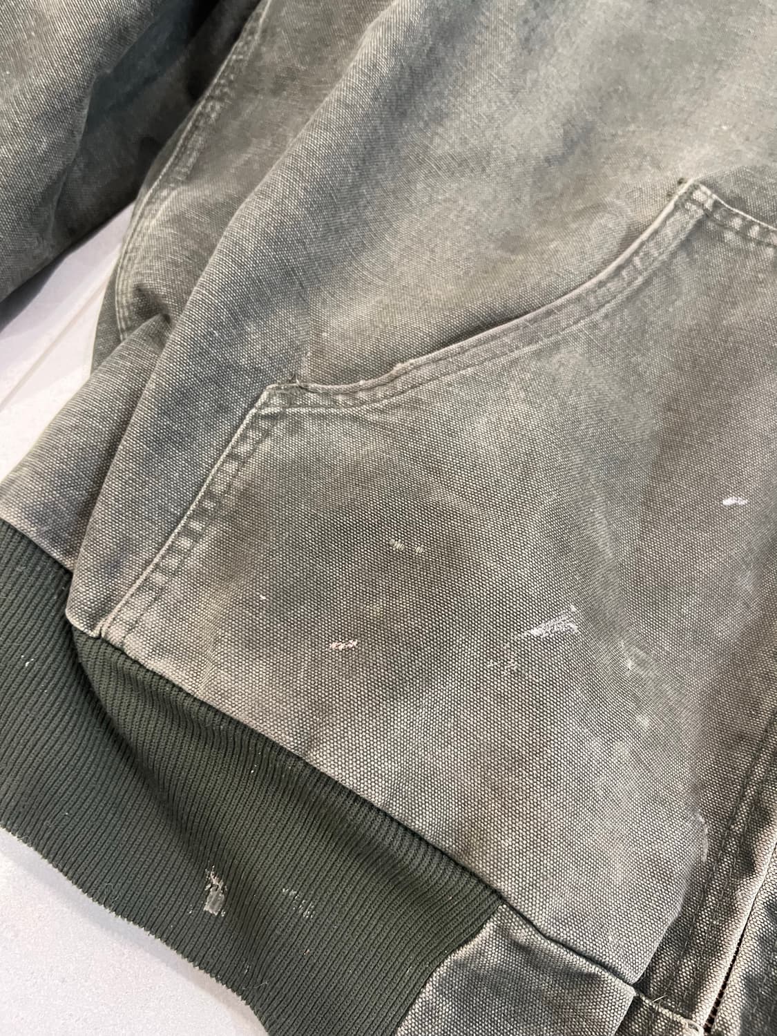 빈티지 칼하트 액티브자켓 덕액티브 j160 모스 그린 xl 상품이미지4