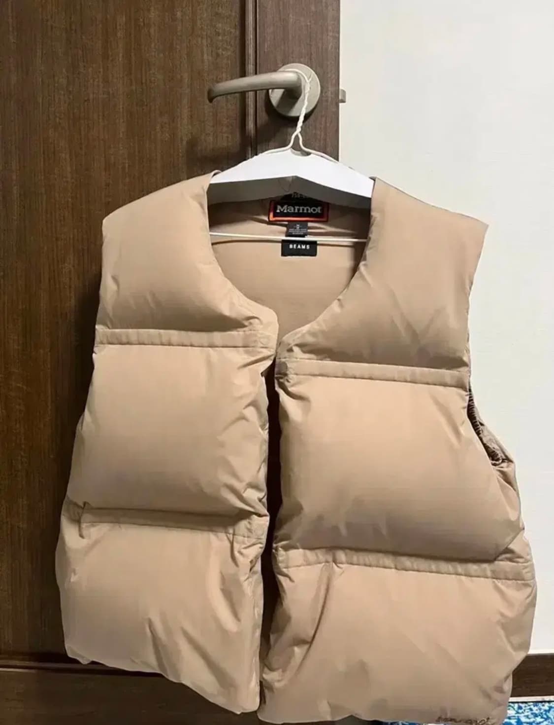 beams  marmot  빔즈  마모트 패딩 베스트 칸예 상품이미지4