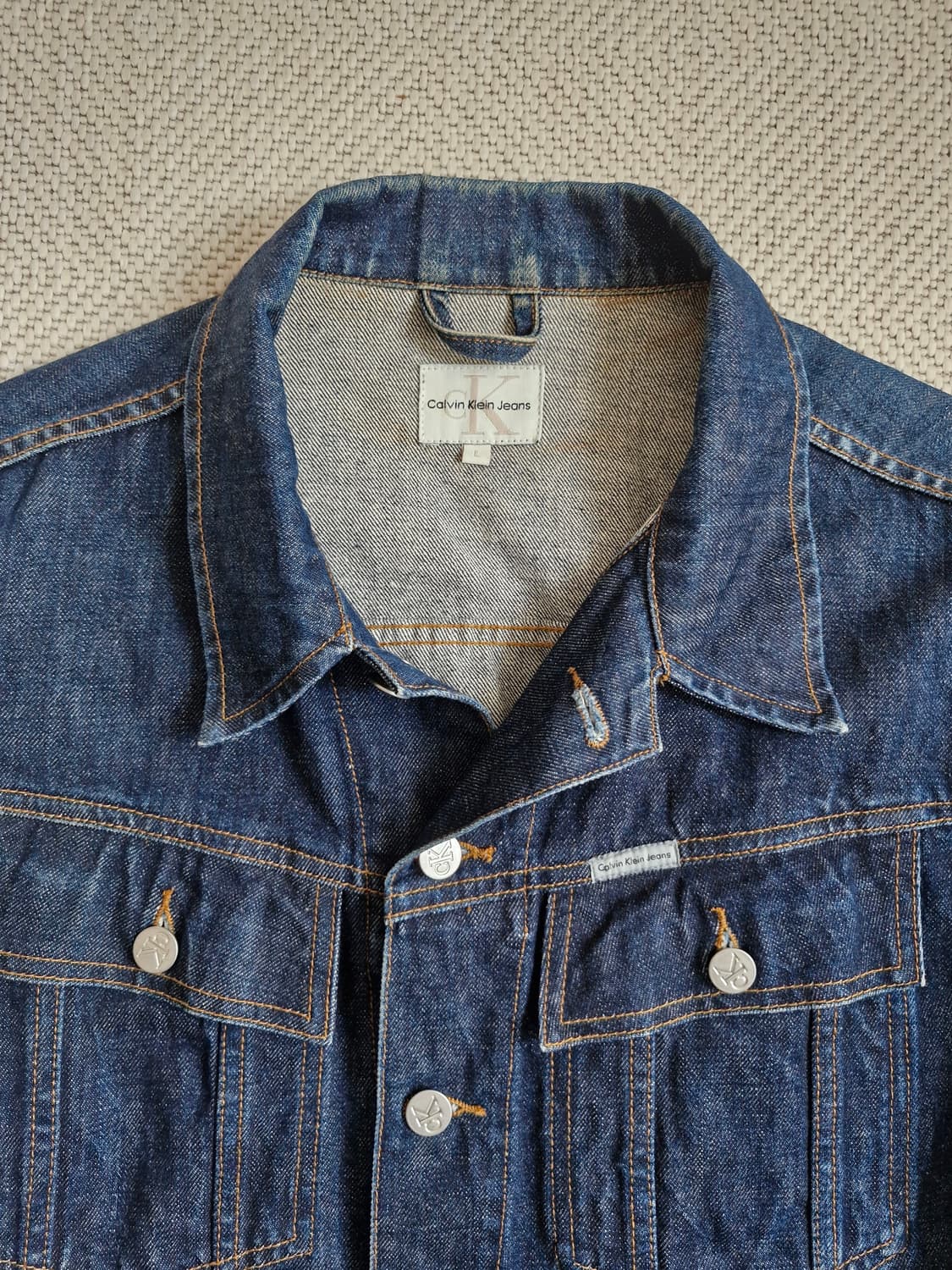 캘빈클라인 데님 트러커 자켓 L  상품이미지1