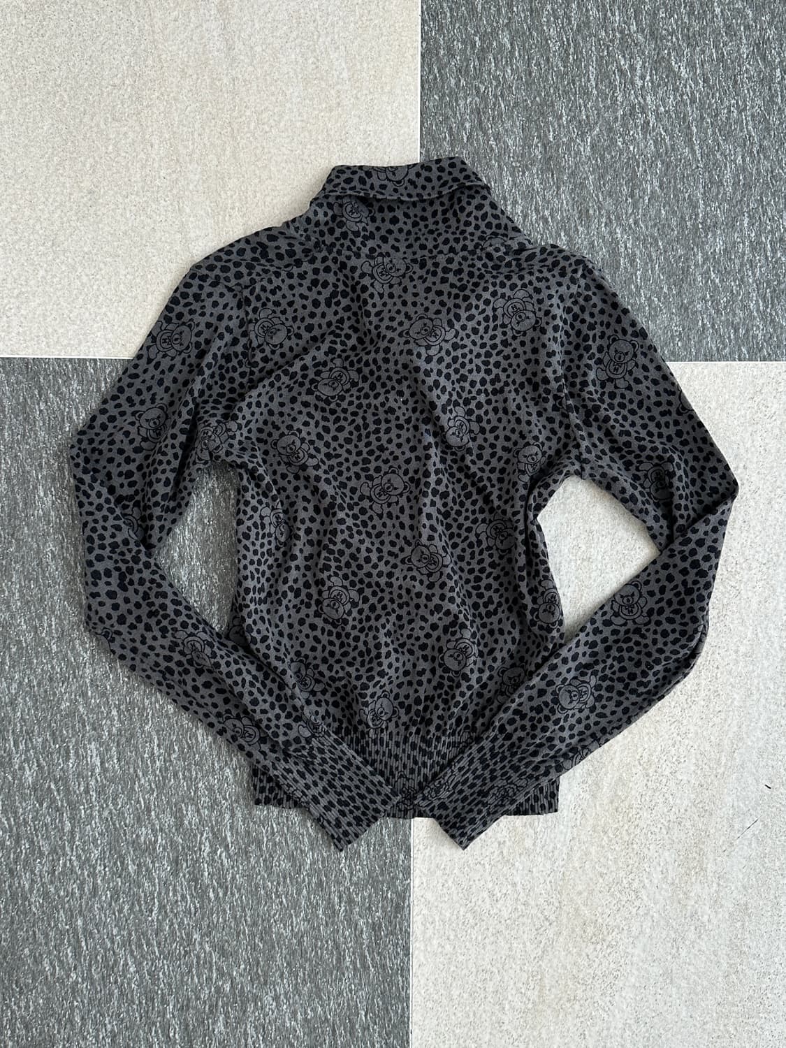 히스테릭글래머 레오파드 퍽베어 가디건  상품이미지2