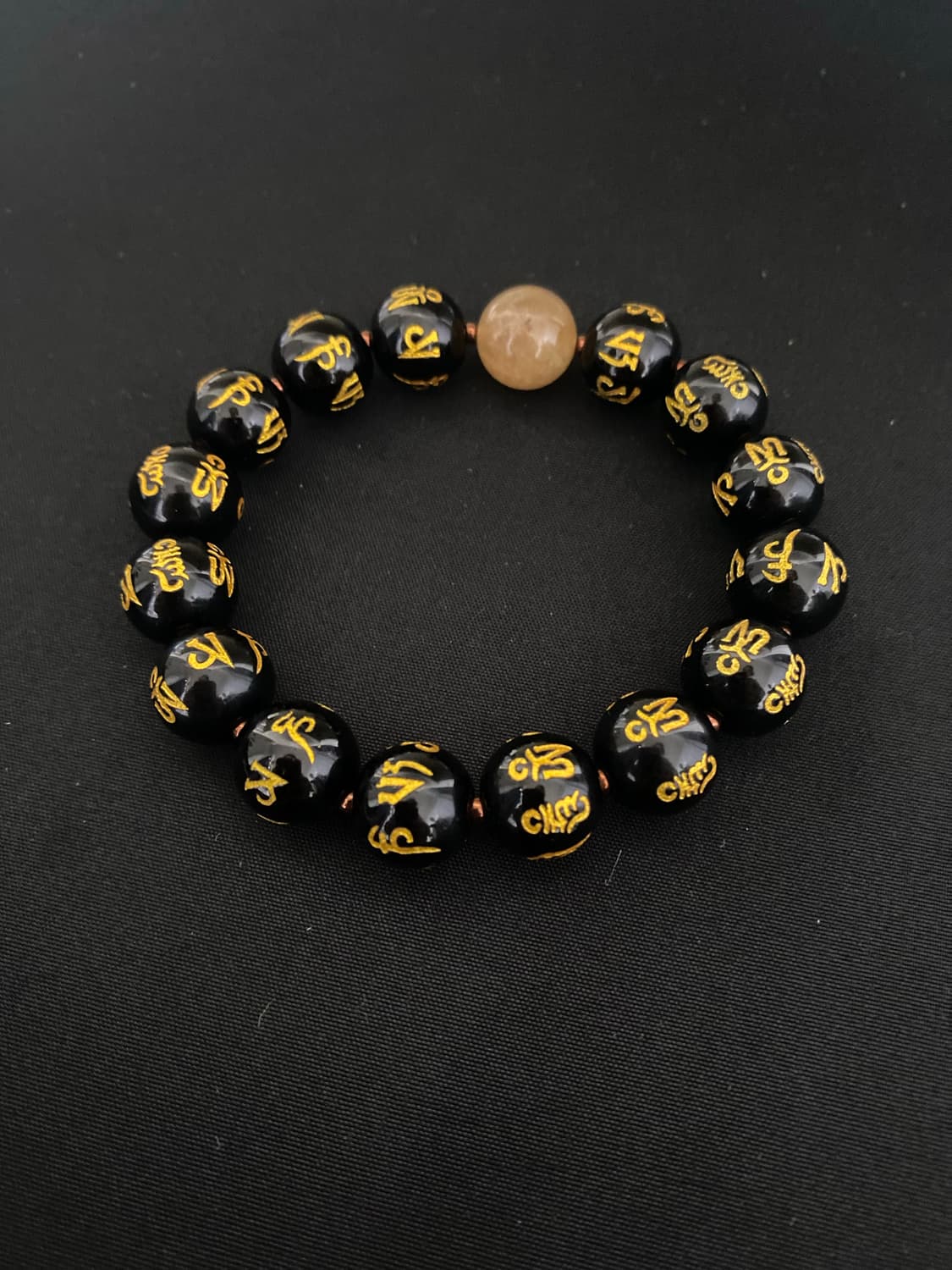 육자대명주 단주 팔찌 12mm 상품이미지2