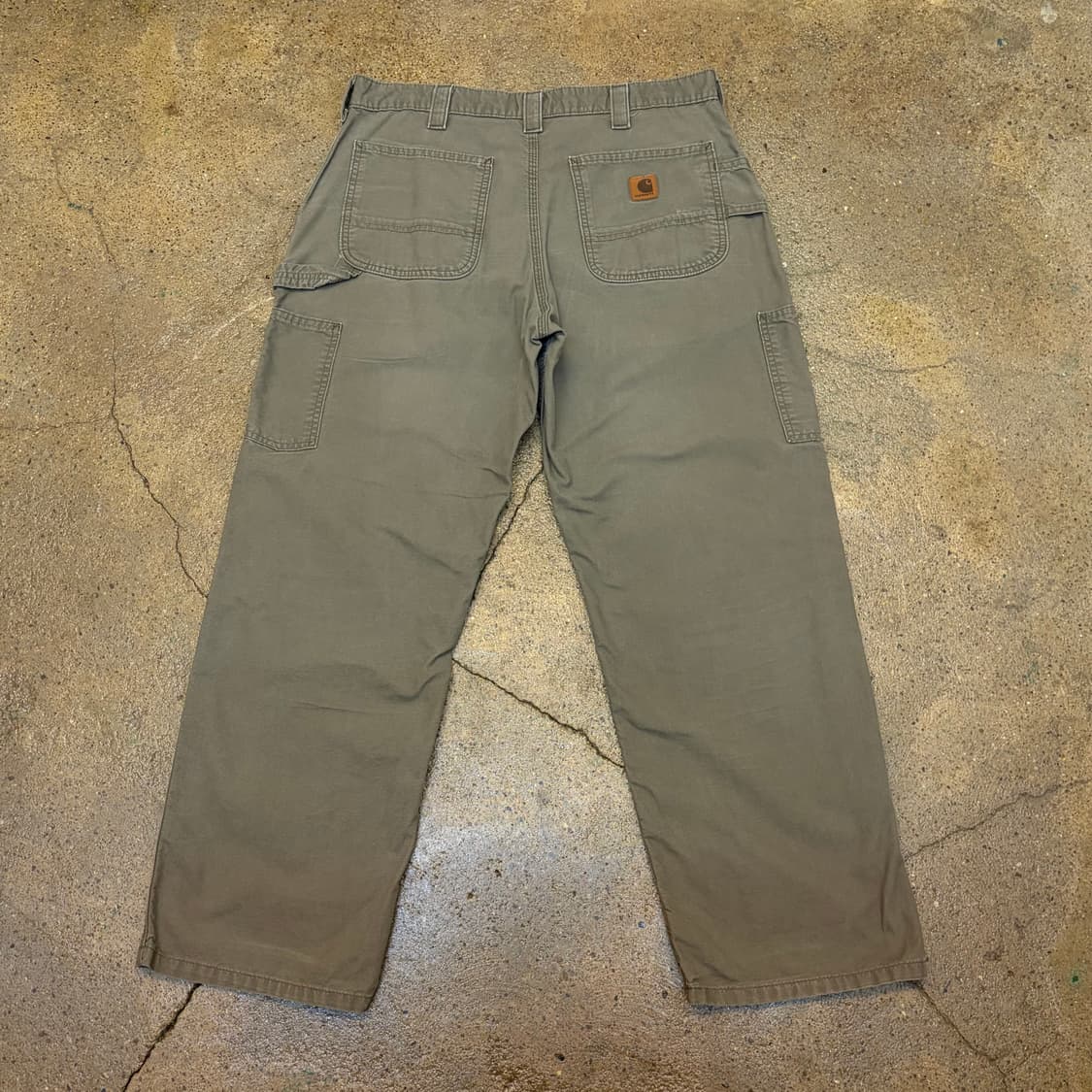 00s USA 빈티지 칼하트 헤비코튼 싱글니 워크팬츠 상품이미지6