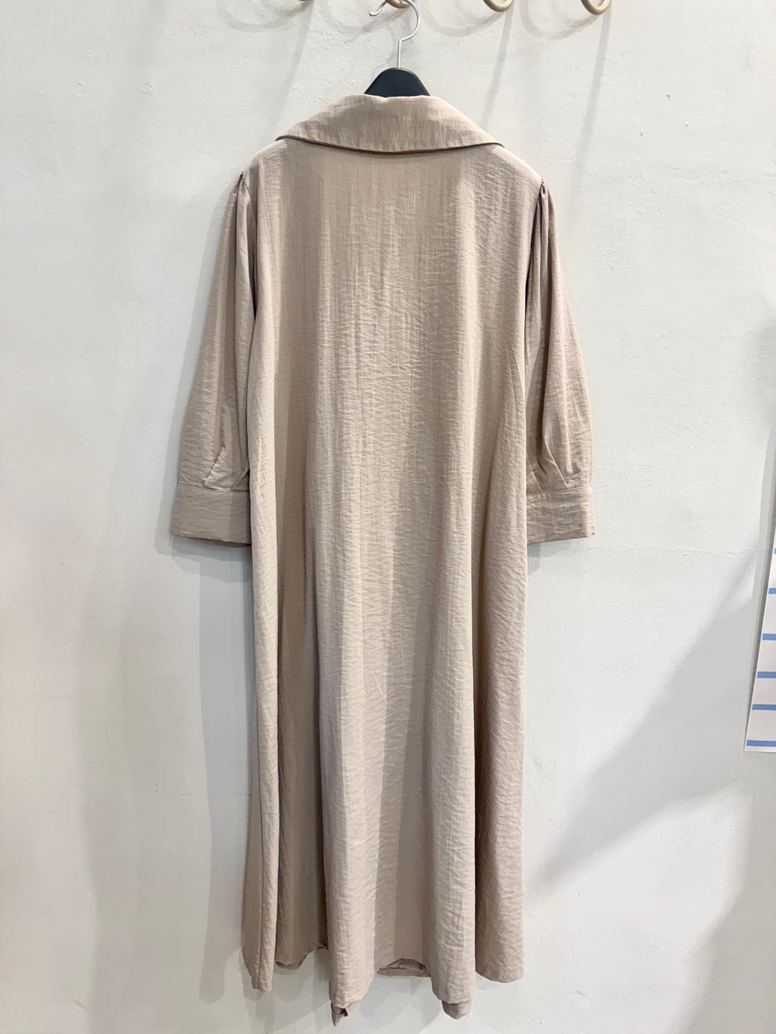 vintage V카라 7부소매 OP 상품이미지6